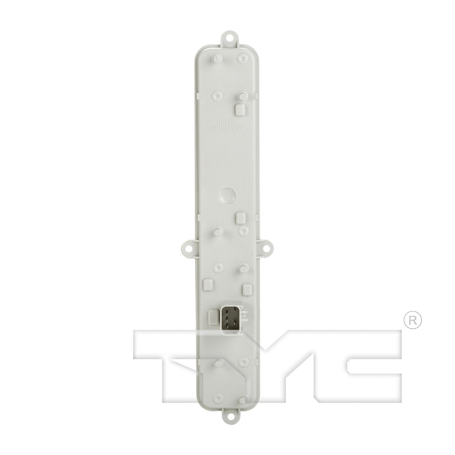 TYC 11570120A Tail Light Connector Plate product image 2 of 4