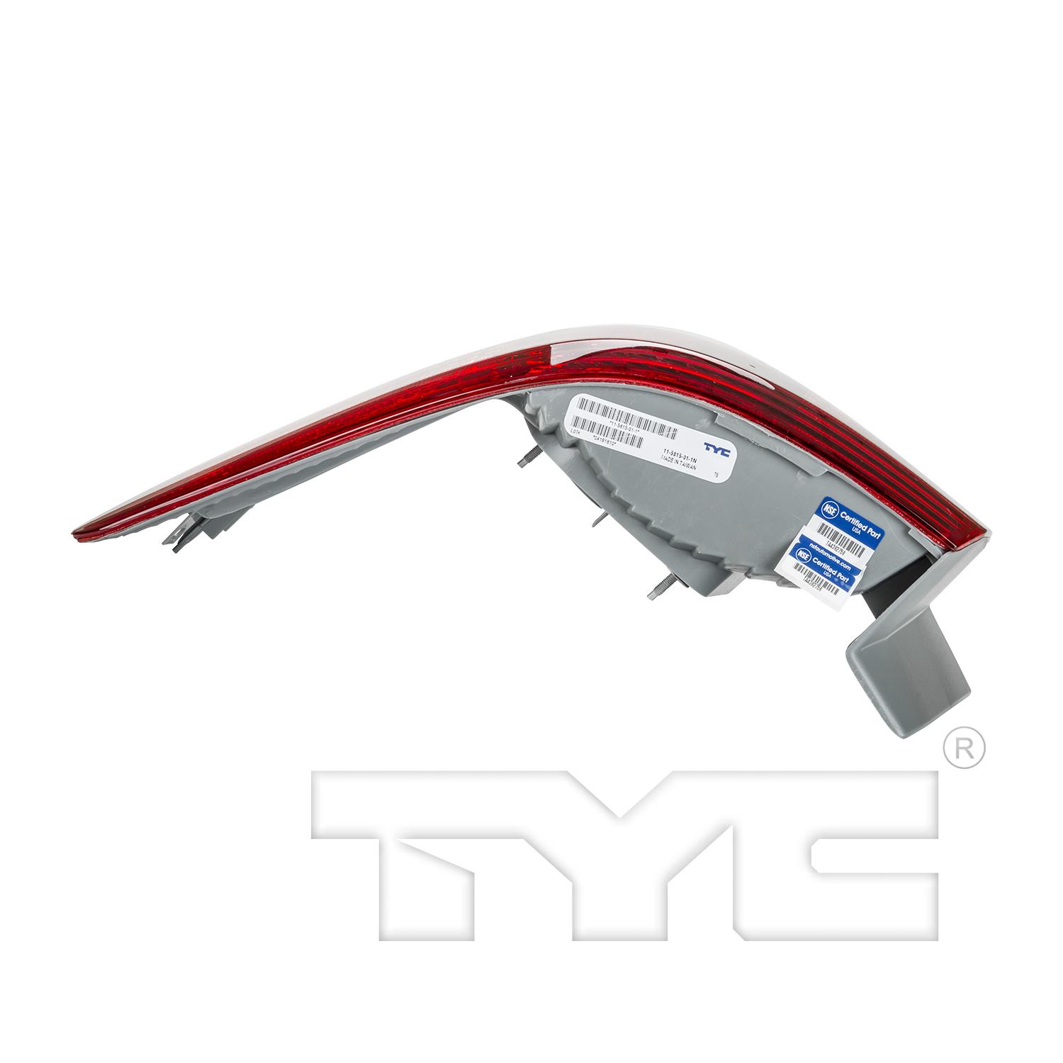 TYC 11581501 Tail Light Assembly product image 5 of 6