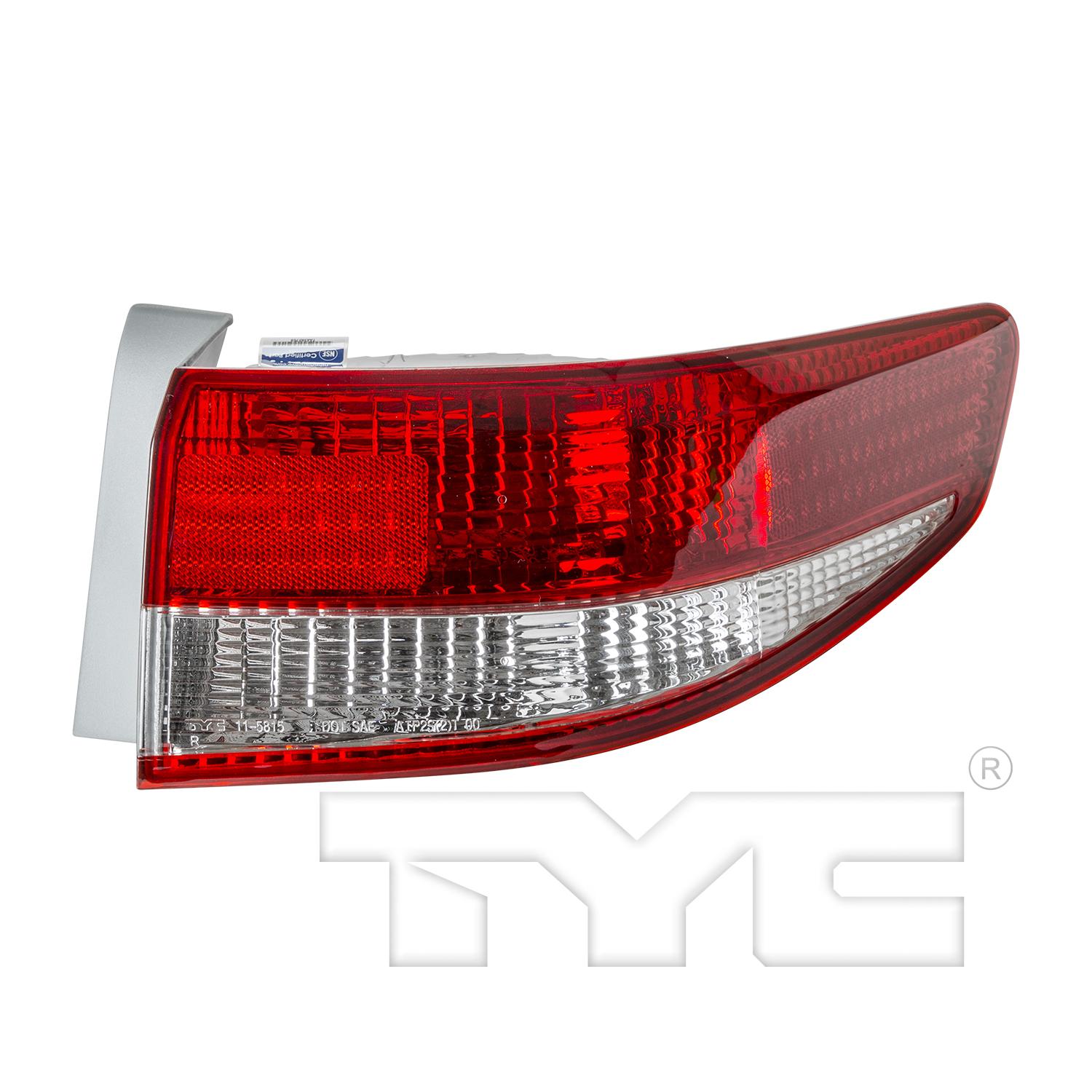 TYC 115815019 - Tail Light Assembly TYC 115815019 Tail Light Assembly product image 3 of 8