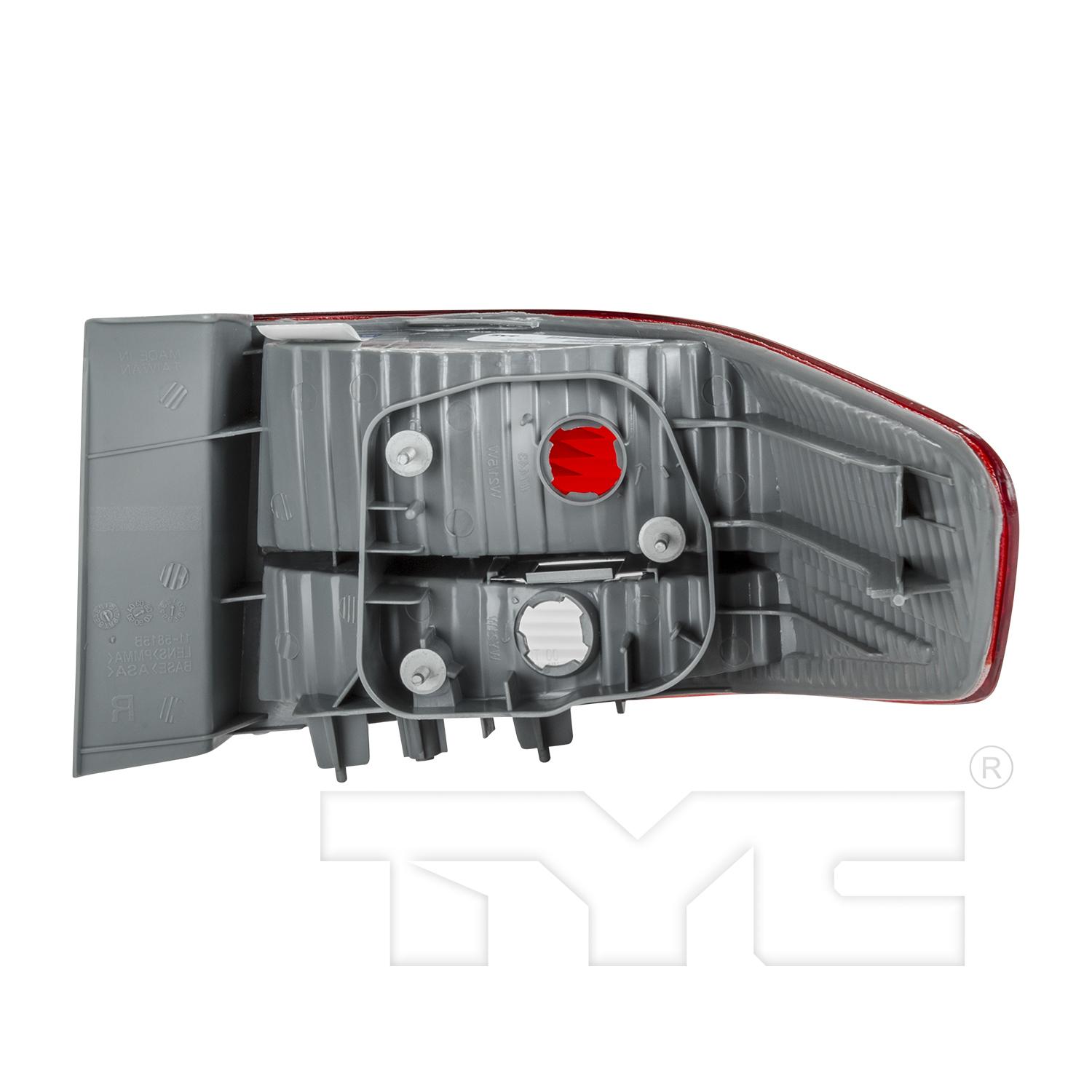 TYC 11581601 Tail Light Assembly product image 2 of 6