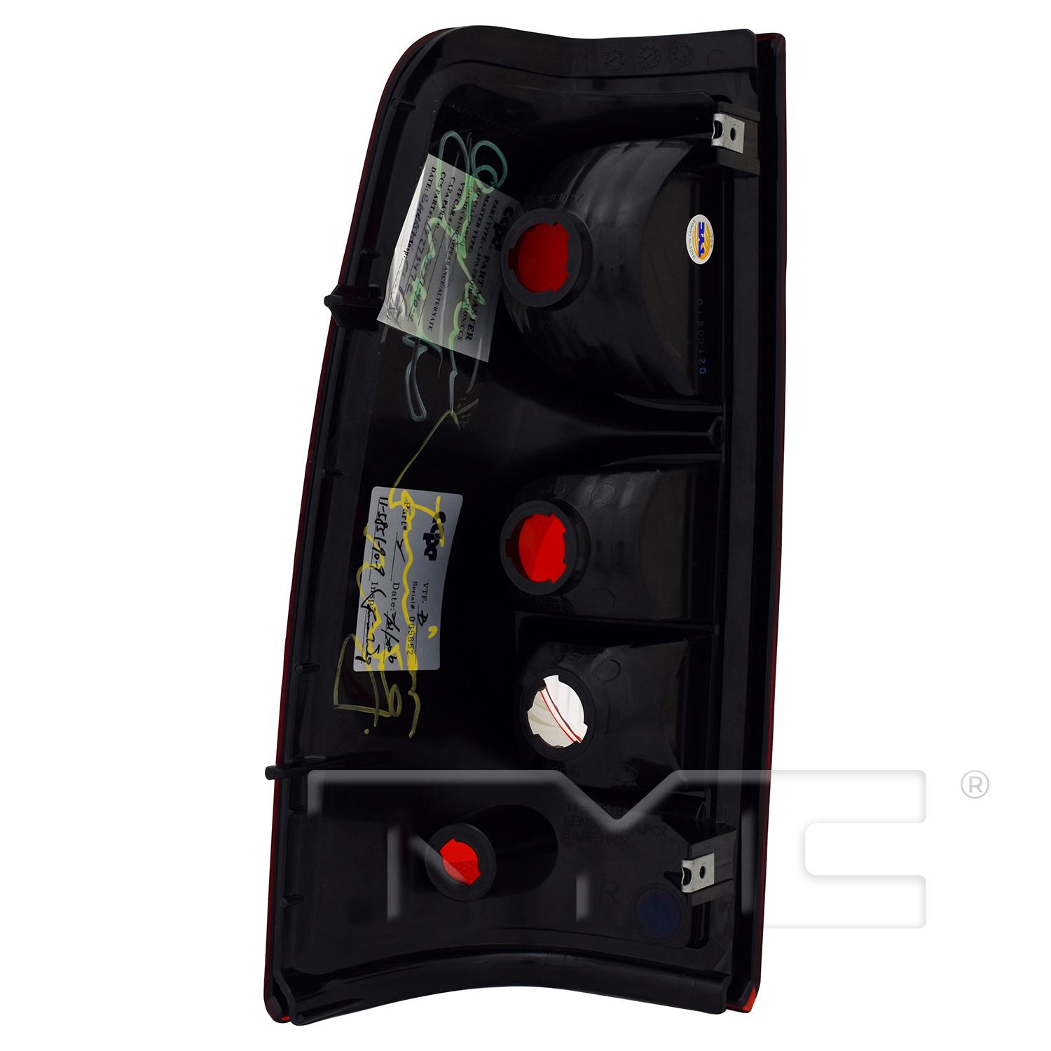 TYC 115851919 Tail Light Assembly product image 2 of 6