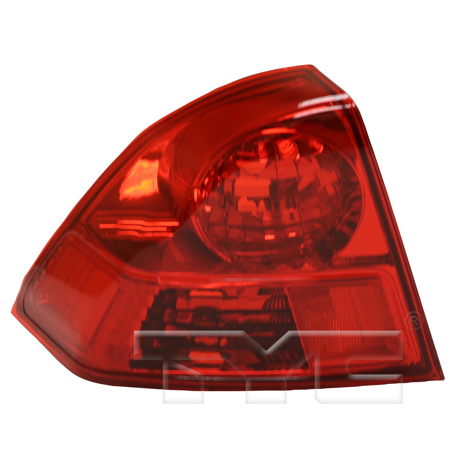 TYC 11587801 Tail Light Assembly product image 1 of 6