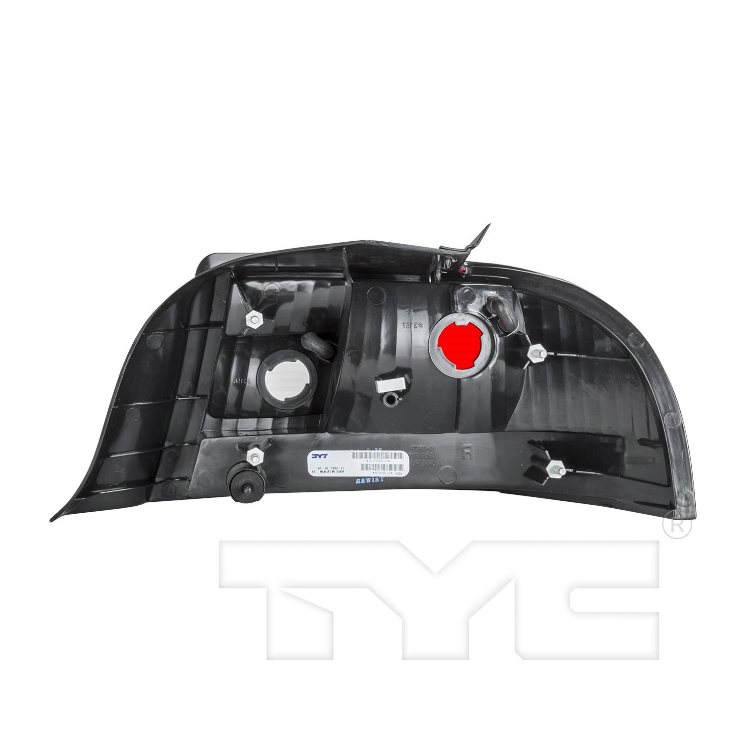 TYC 11588801 Tail Light Assembly product image 2 of 6