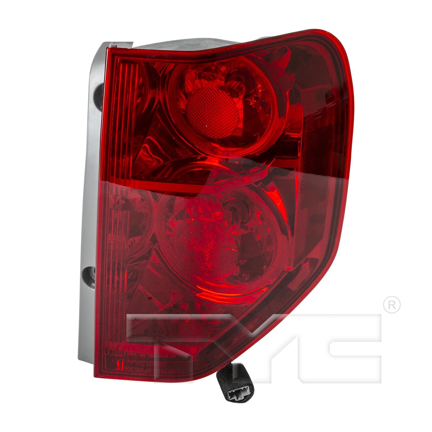 TYC 11589900 Tail Light Assembly product image 1 of 6