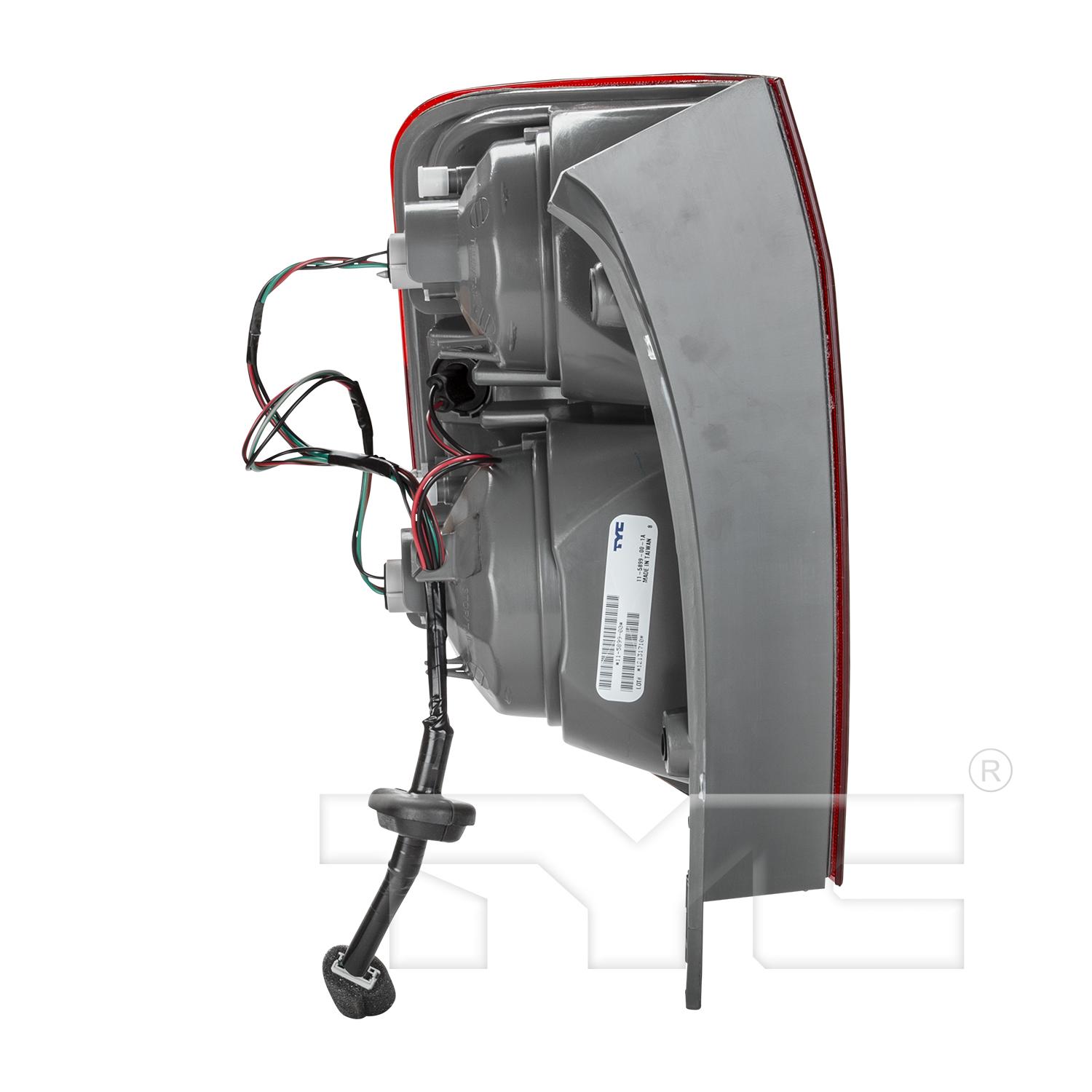 TYC 11589900 Tail Light Assembly product image 4 of 6
