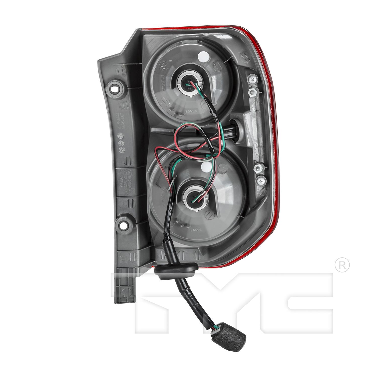 TYC 11590000 Tail Light Assembly product image 2 of 6