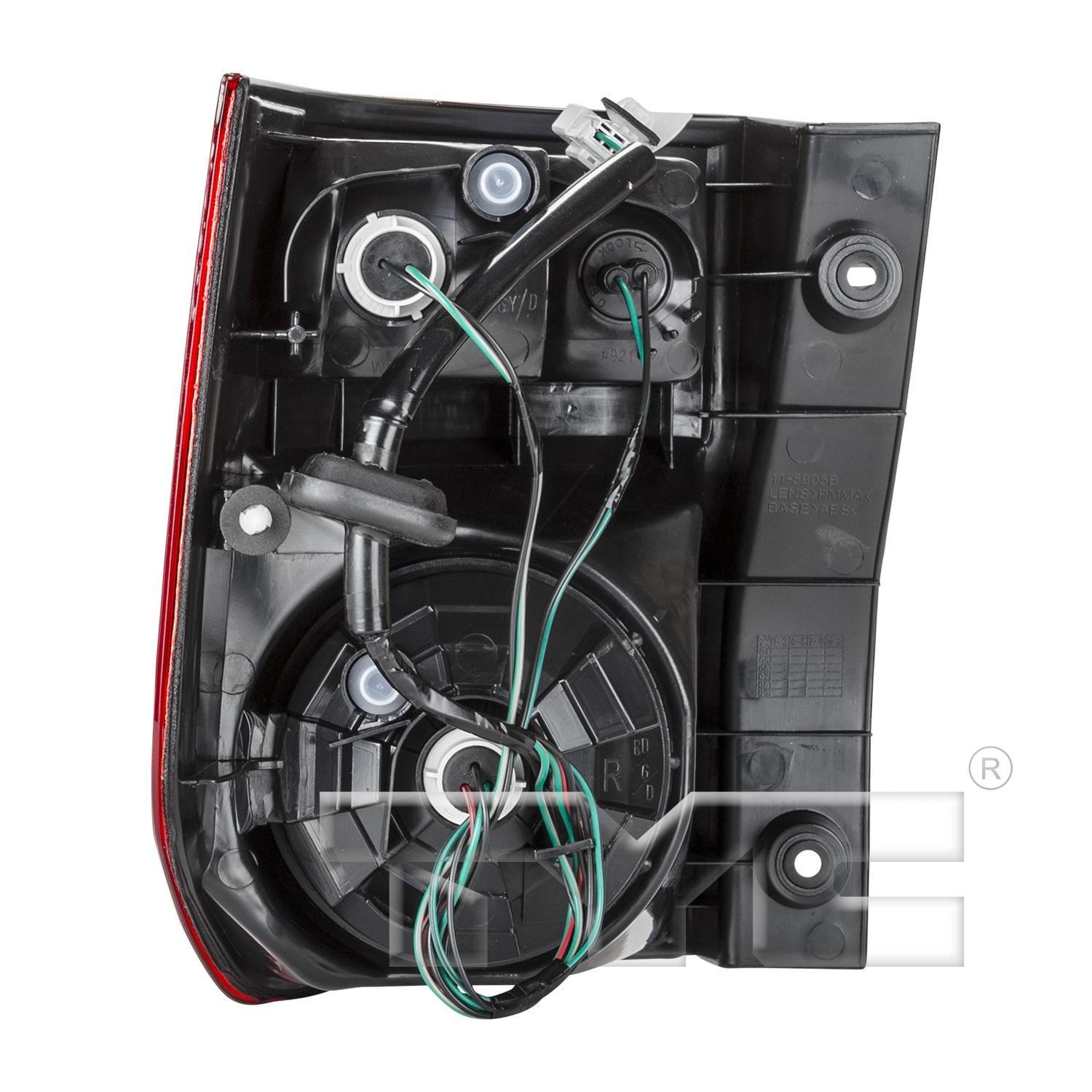 TYC 11590500 - Tail Light Assembly TYC 11590500 Tail Light Assembly product image 2 of 6