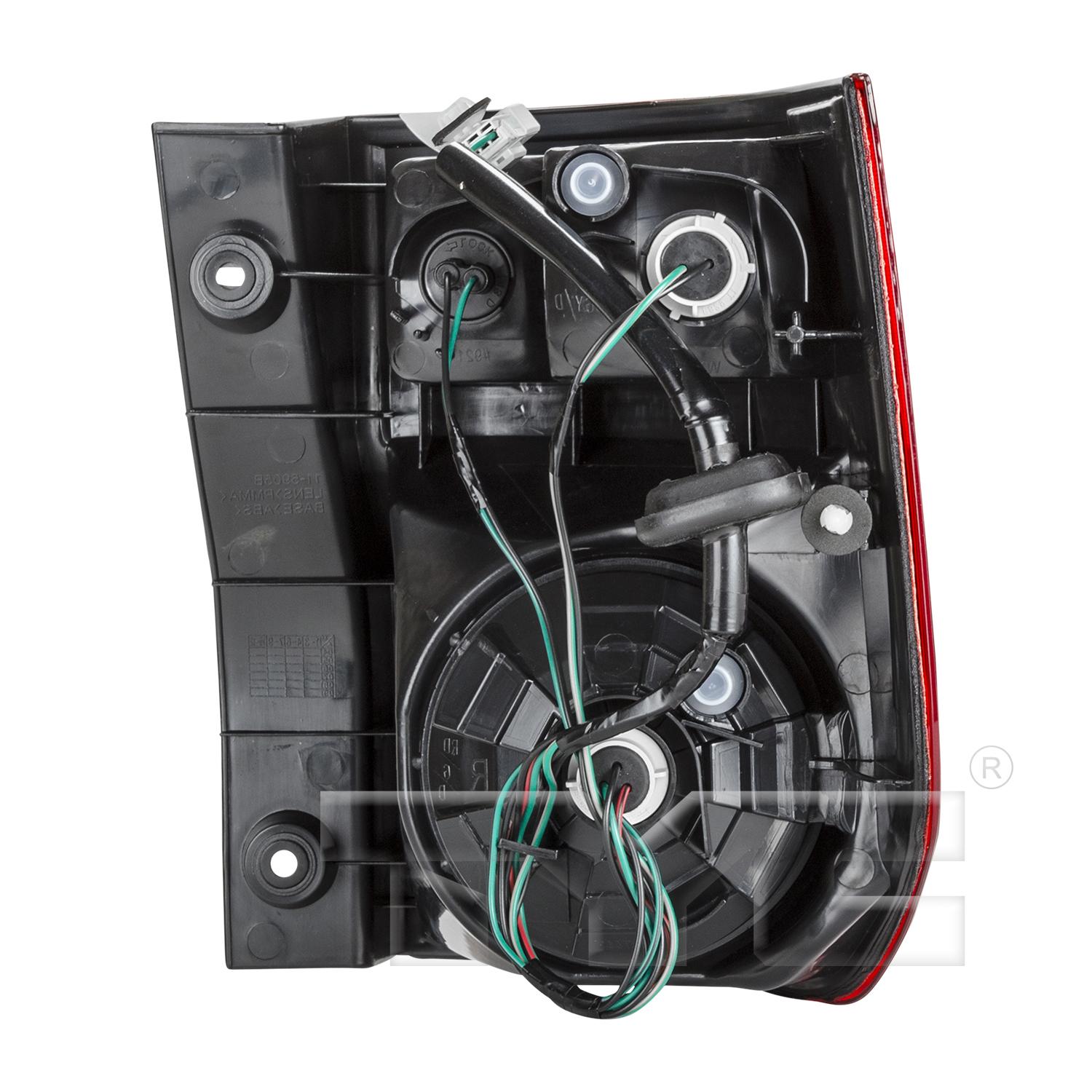 TYC 11590600 Tail Light Assembly product image 2 of 6