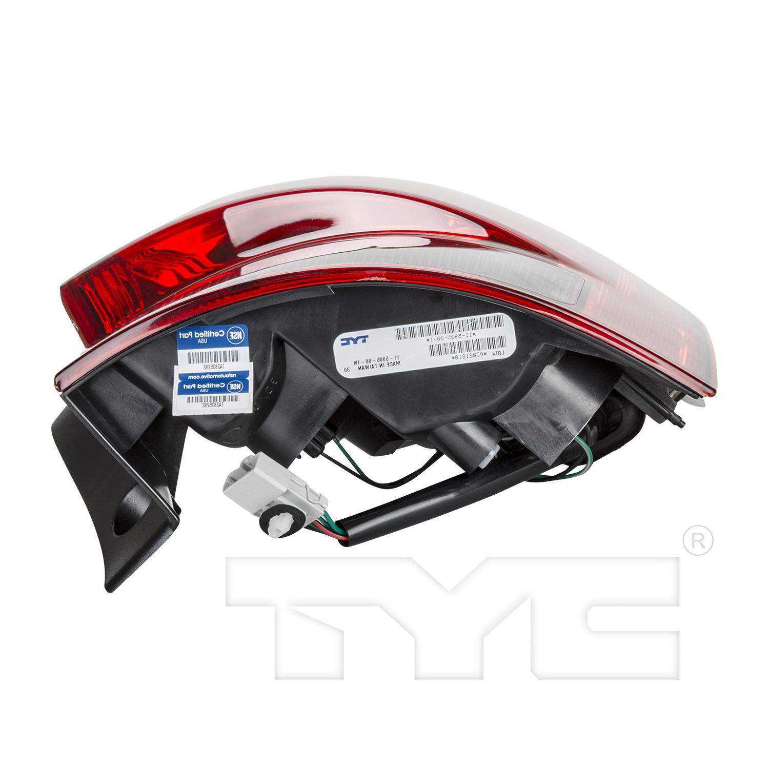 TYC 11590600 Tail Light Assembly product image 5 of 6