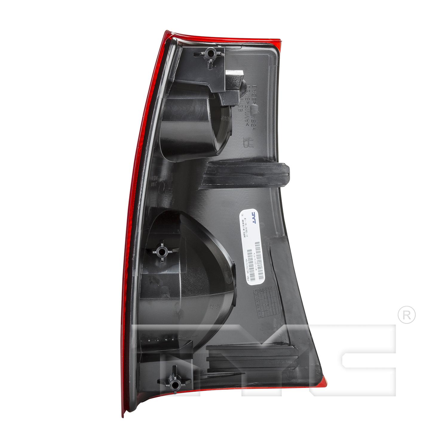 TYC 11592001 Tail Light Assembly product image 4 of 6