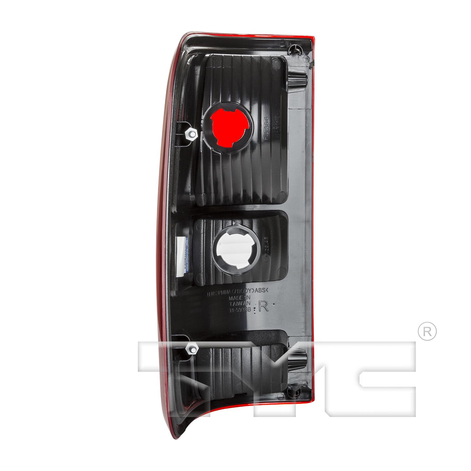TYC 11593301 Tail Light Assembly product image 2 of 6