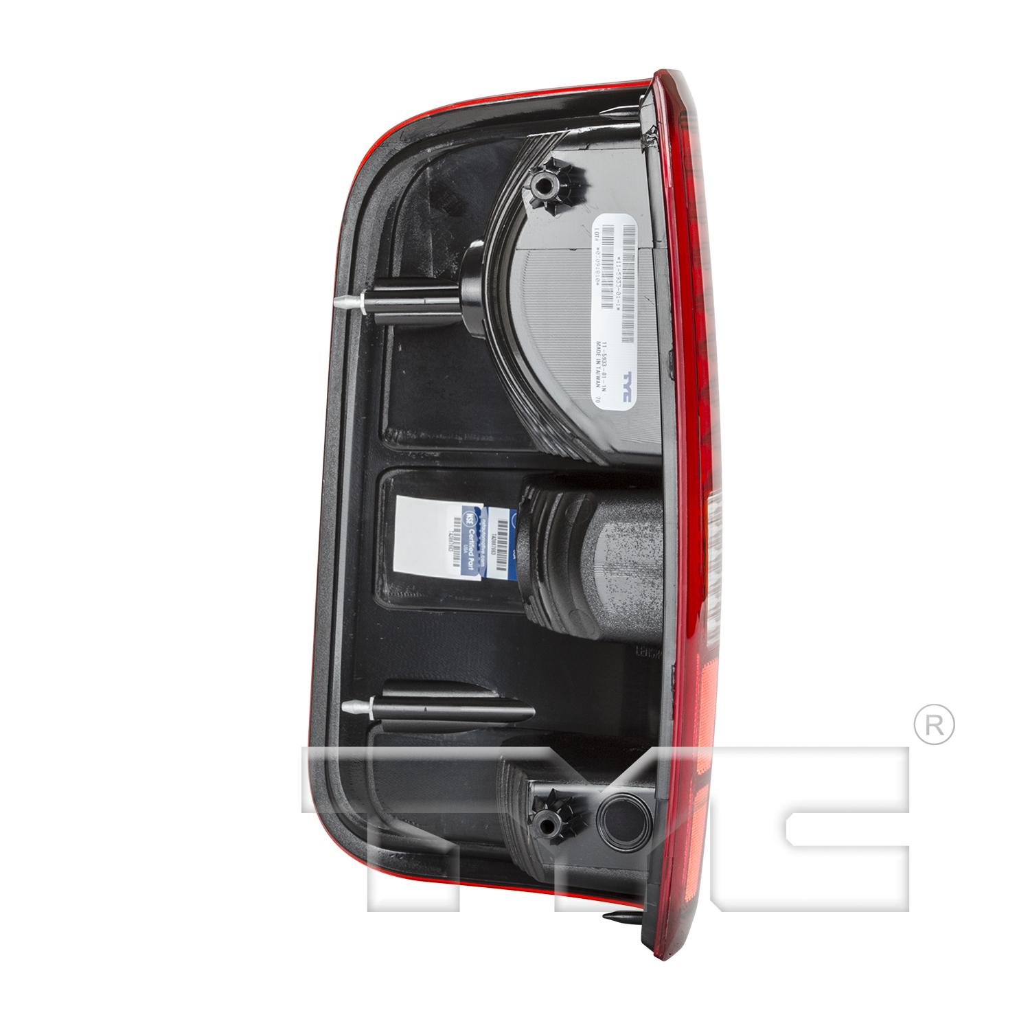 TYC 11593301 Tail Light Assembly product image 4 of 6