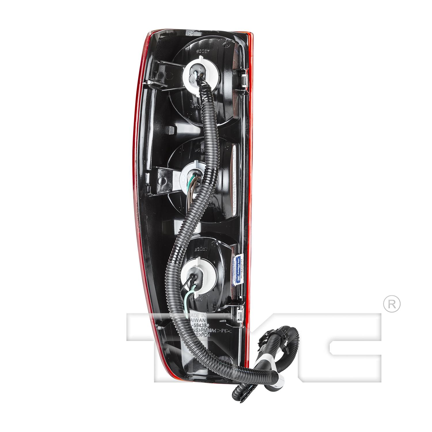 TYC 11594300 Tail Light Assembly product image 2 of 8