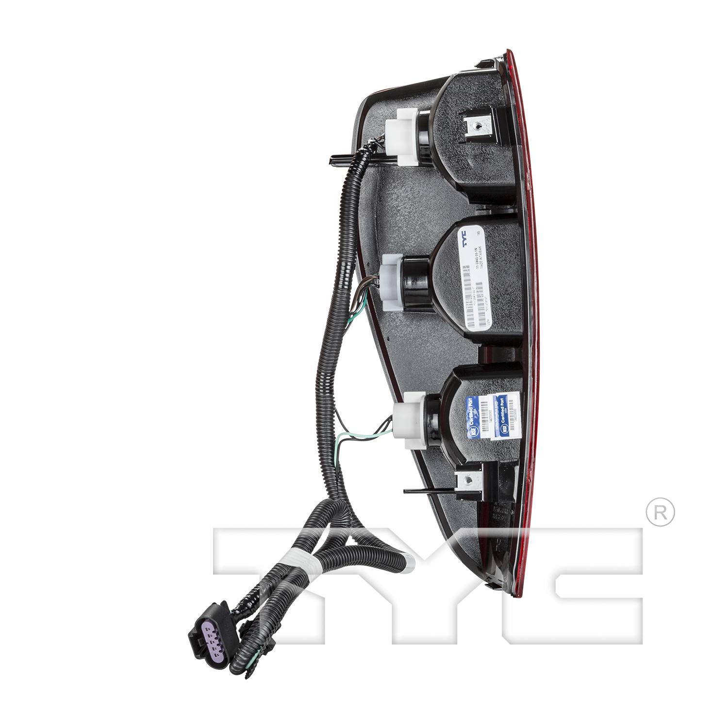 TYC 11594300 Tail Light Assembly product image 6 of 8