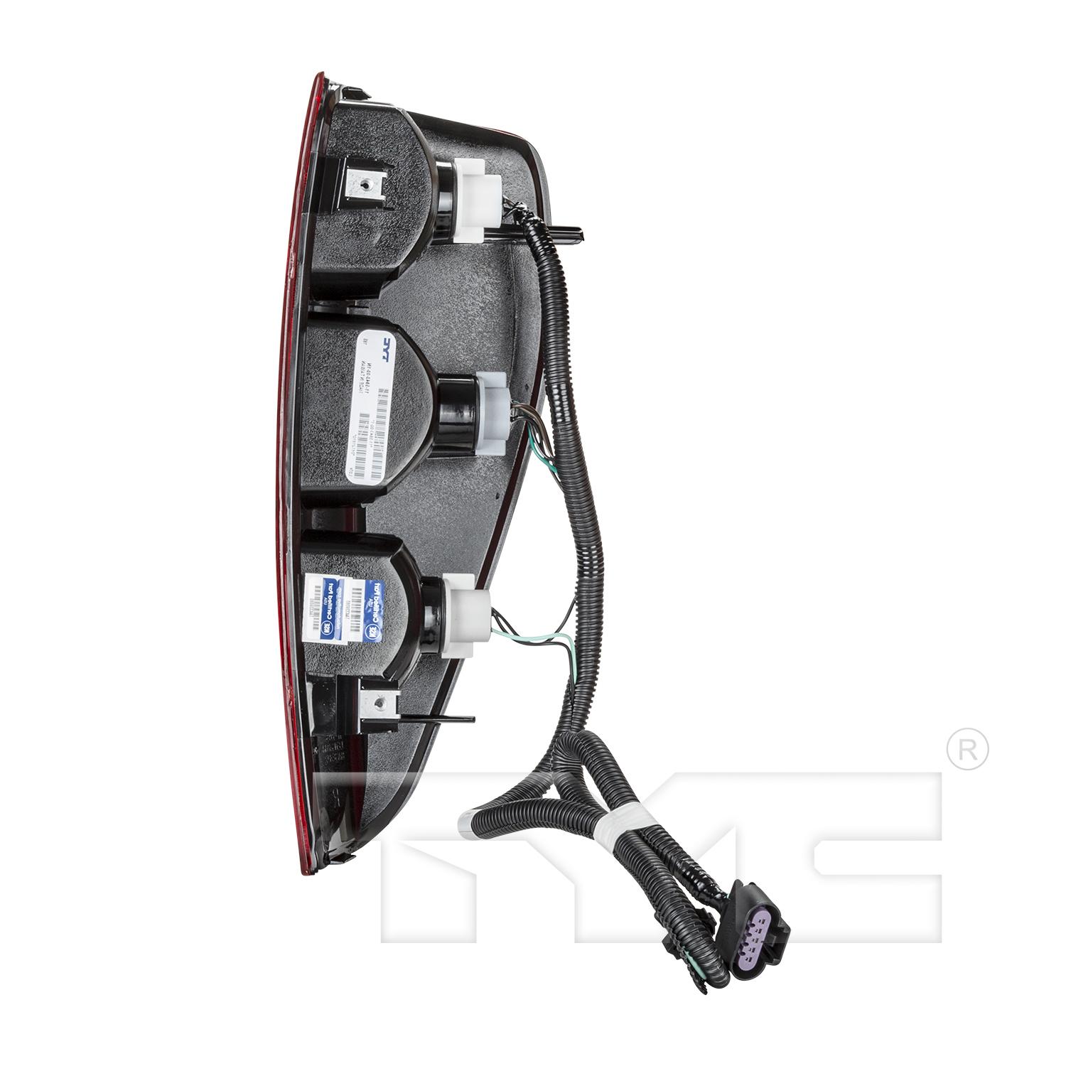 TYC 11594400 Tail Light Assembly product image 6 of 8