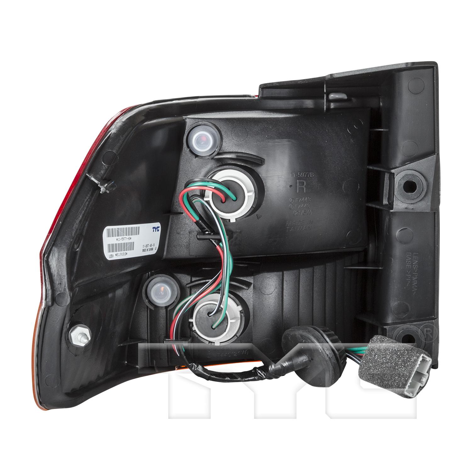 TYC 11597790 Tail Light Assembly product image 2 of 6