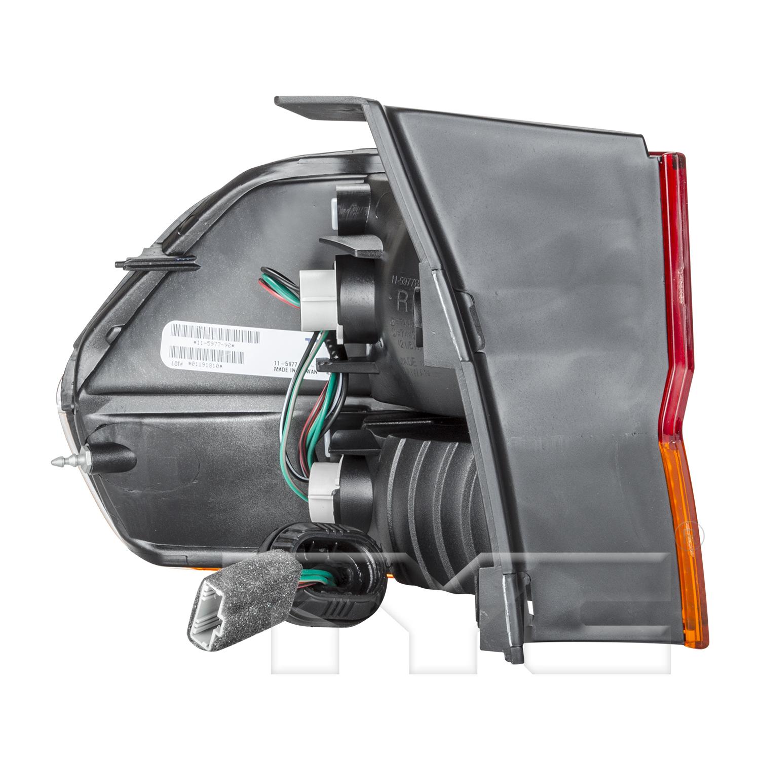 TYC 11597790 Tail Light Assembly product image 4 of 6