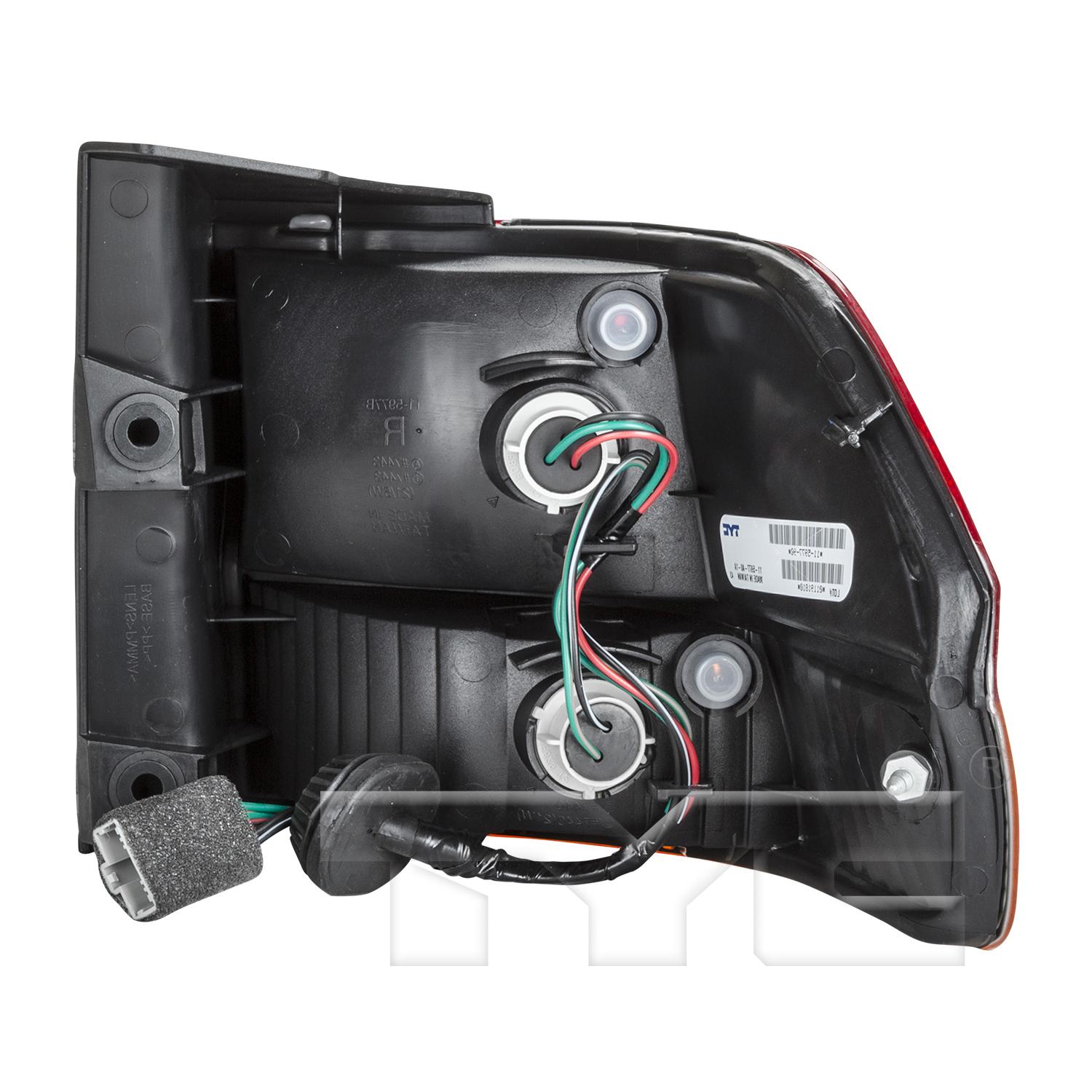 TYC 11597890 Tail Light Assembly product image 2 of 6
