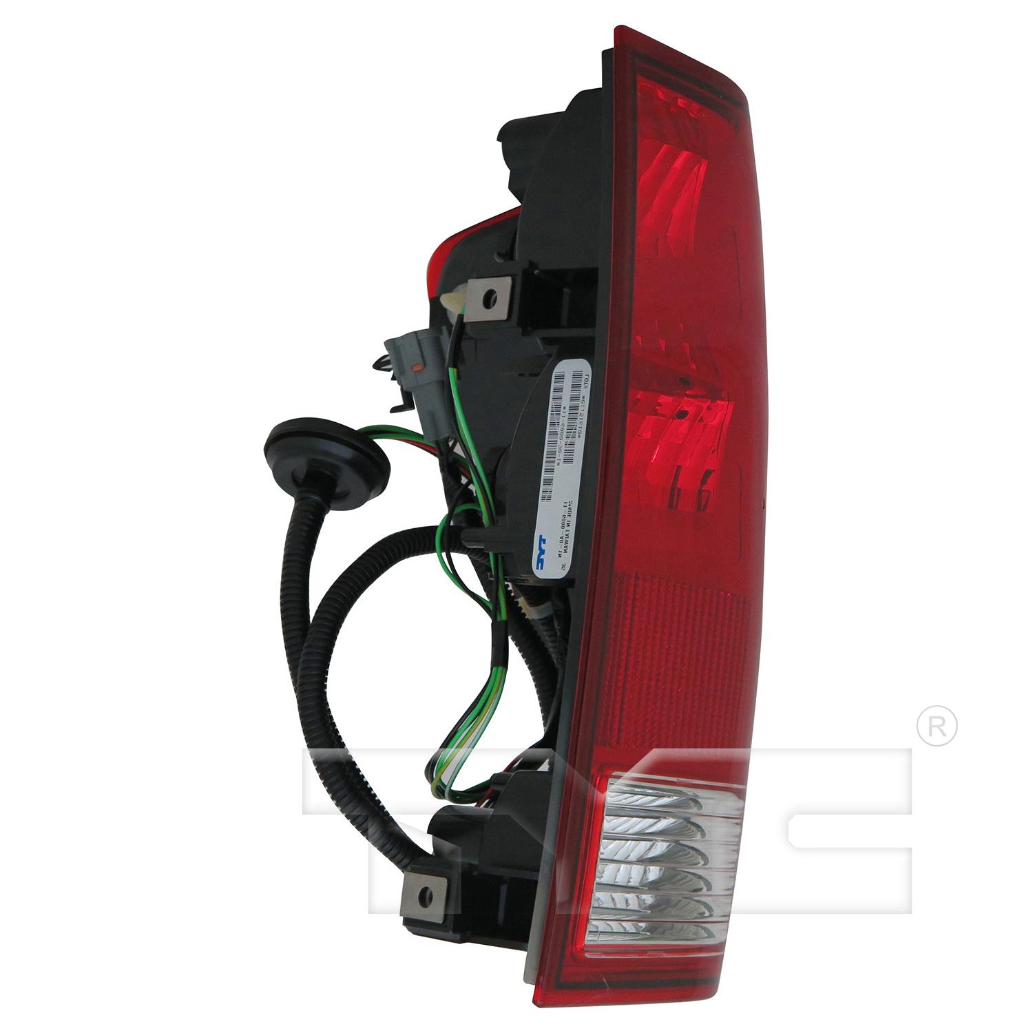 TYC 11599990 Tail Light Assembly product image 3 of 6