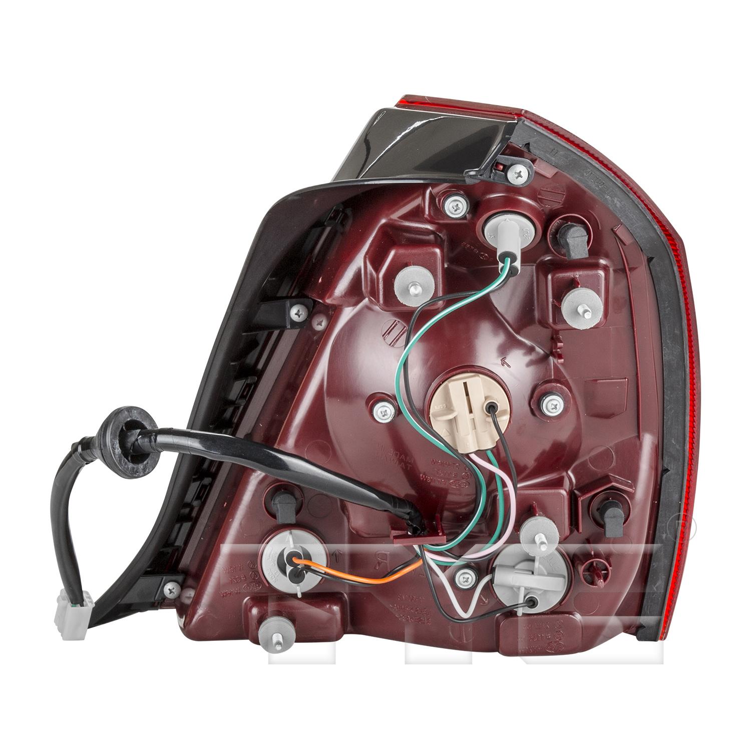 TYC 11601800 Tail Light Assembly product image 2 of 6