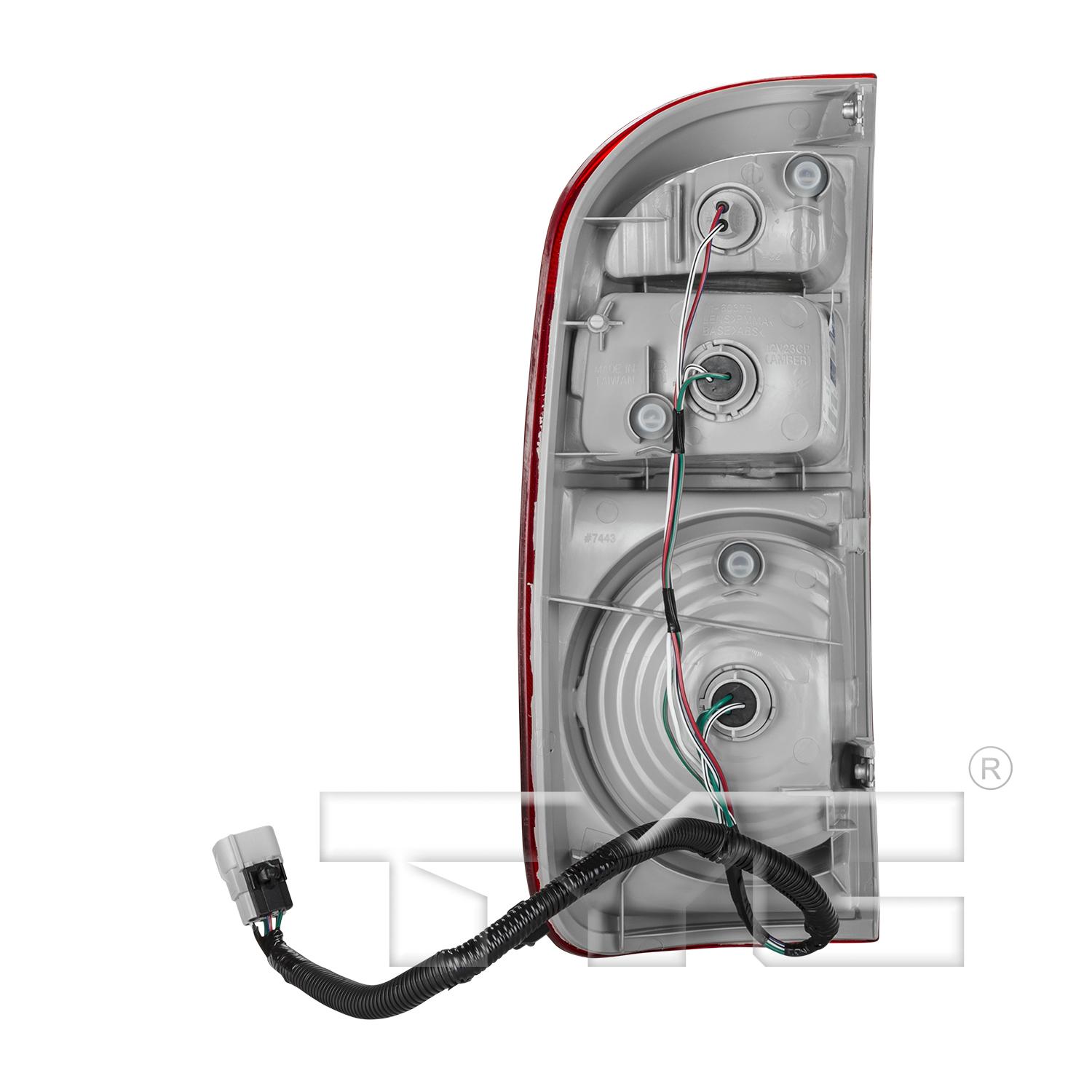 TYC 11603700 Tail Light Assembly product image 2 of 6
