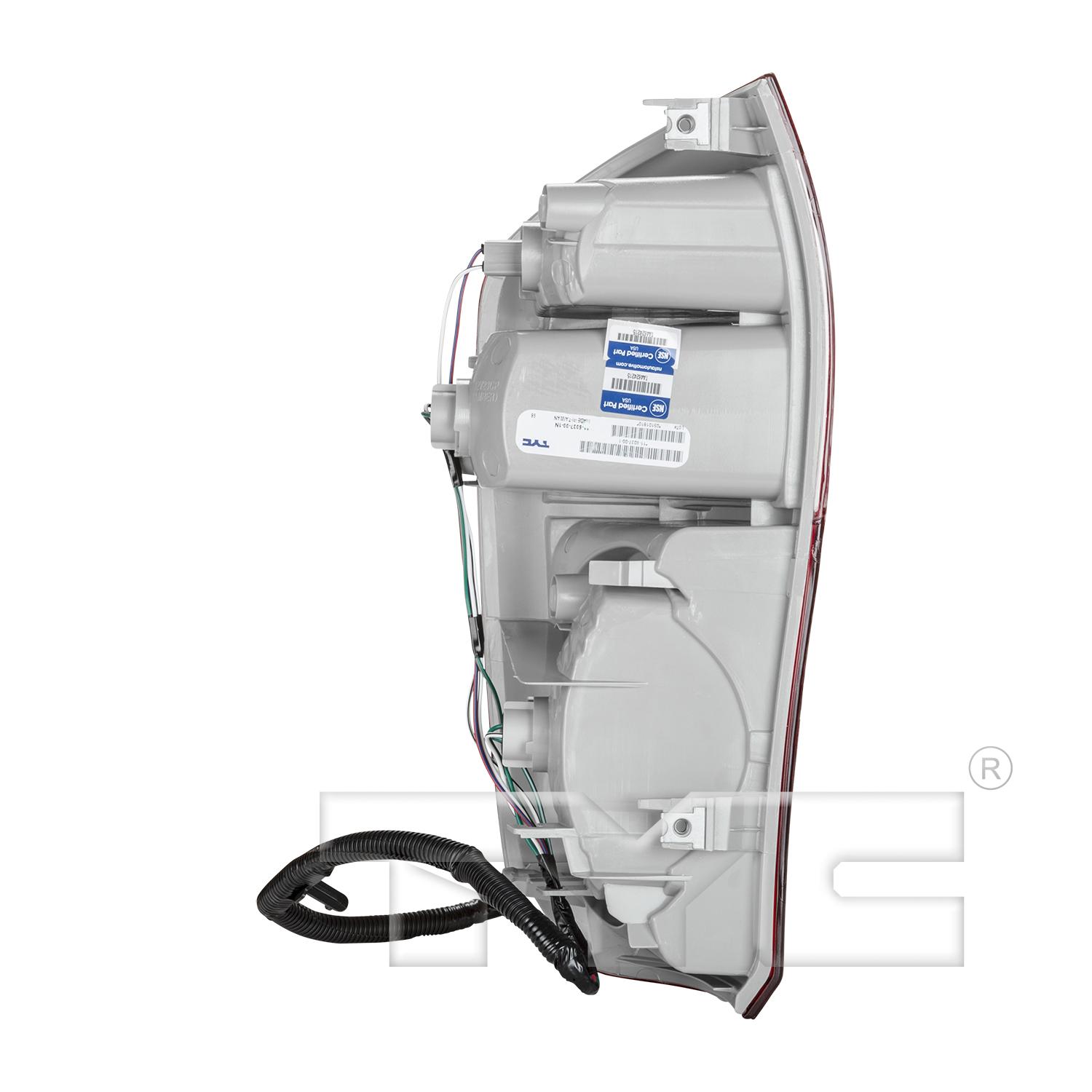 TYC 11603700 Tail Light Assembly product image 4 of 6