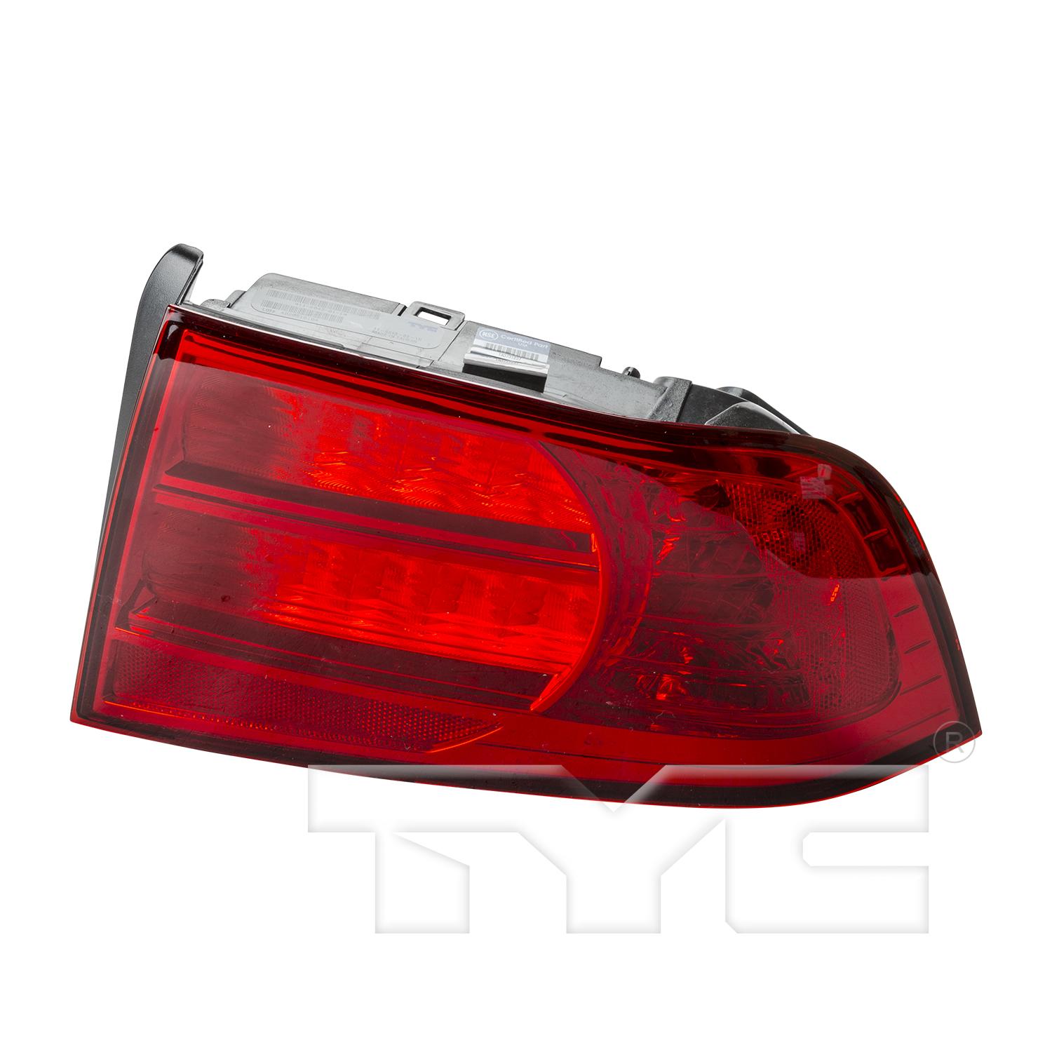 TYC 11604301 Tail Light Assembly product image 1 of 8
