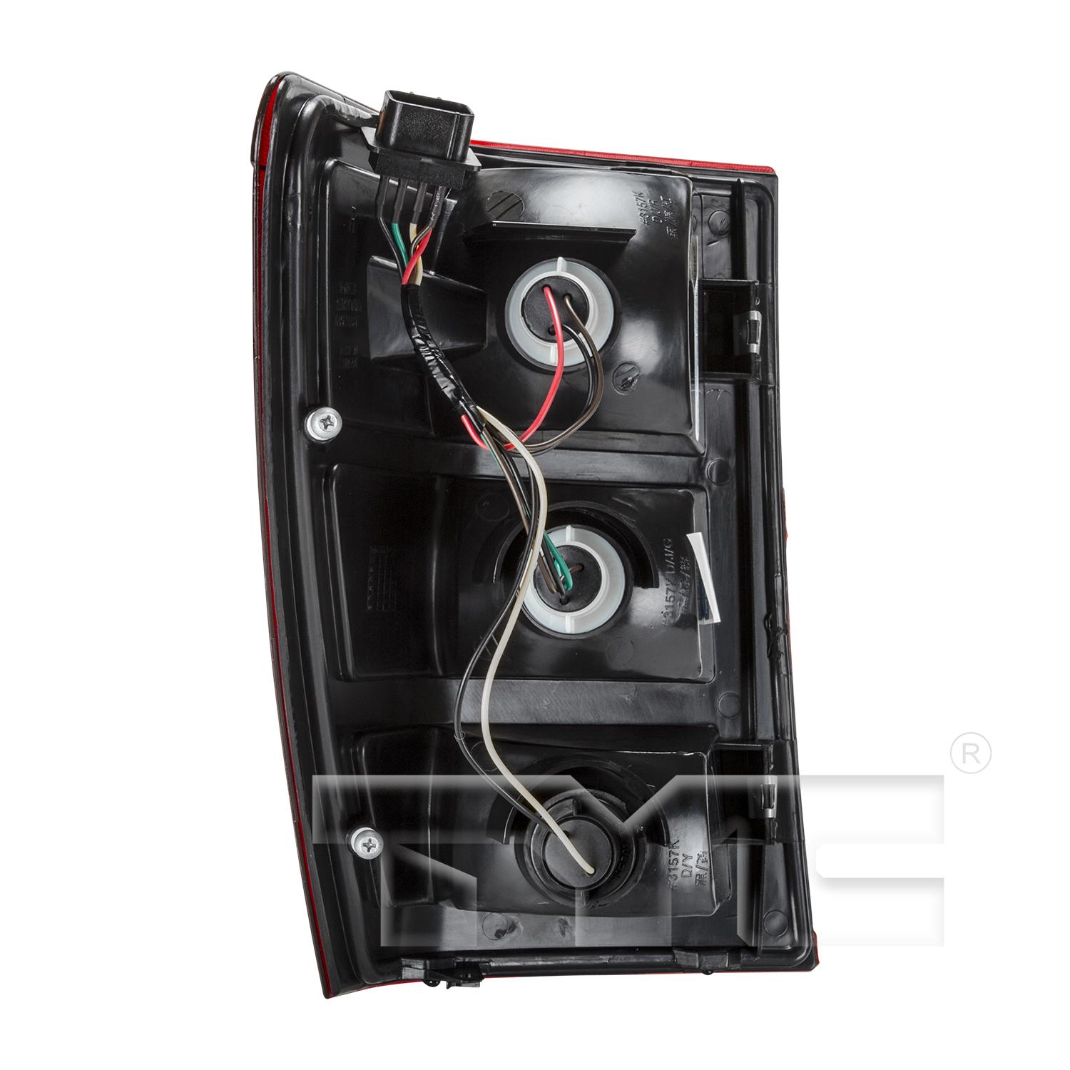 TYC 11607700 Tail Light Assembly product image 2 of 6