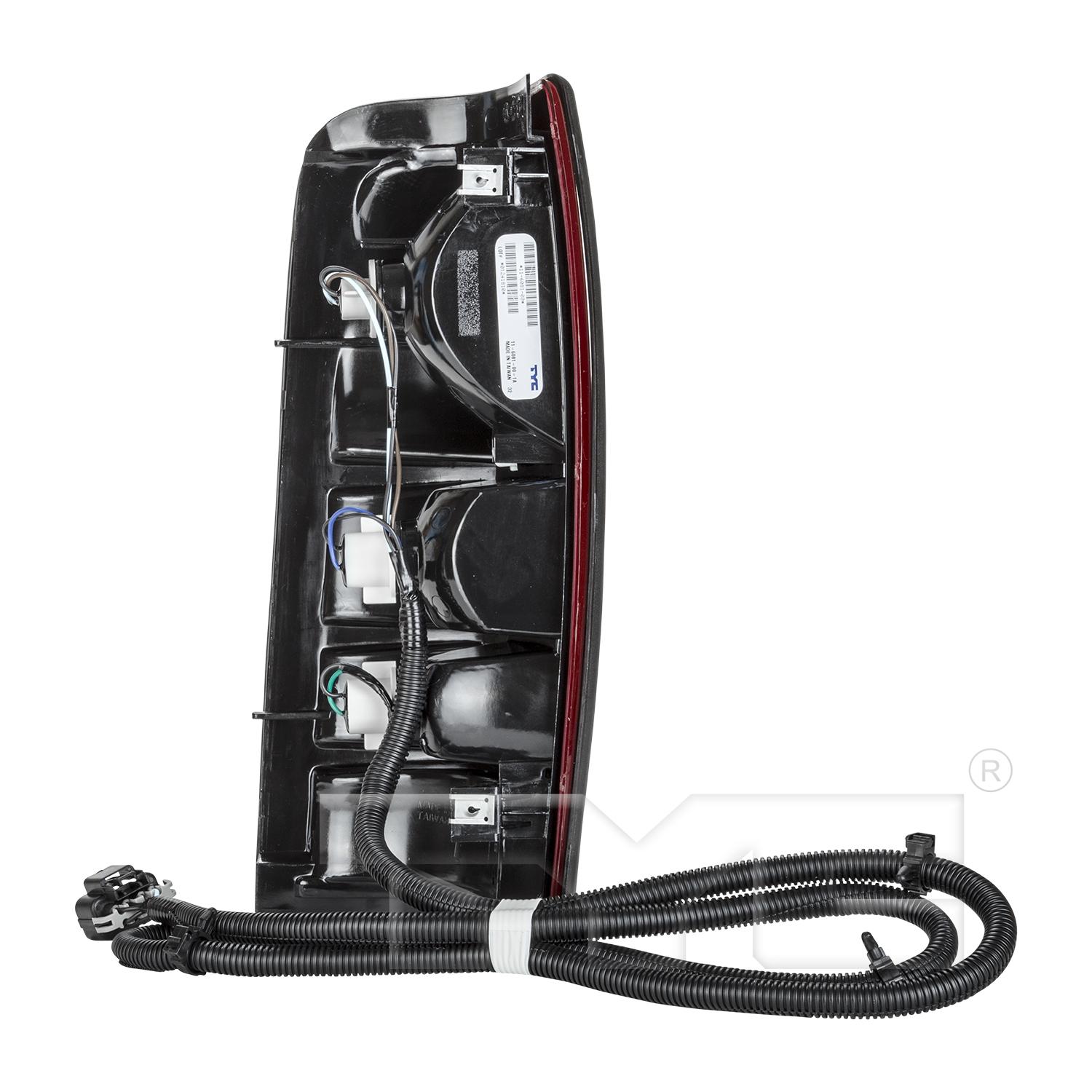 TYC 11608100 Tail Light Assembly product image 4 of 6