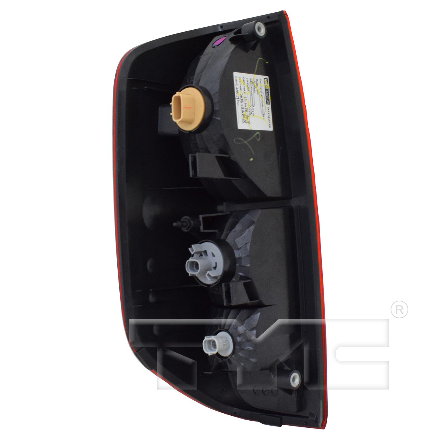 TYC 116095909 Tail Light Assembly product image 2 of 6