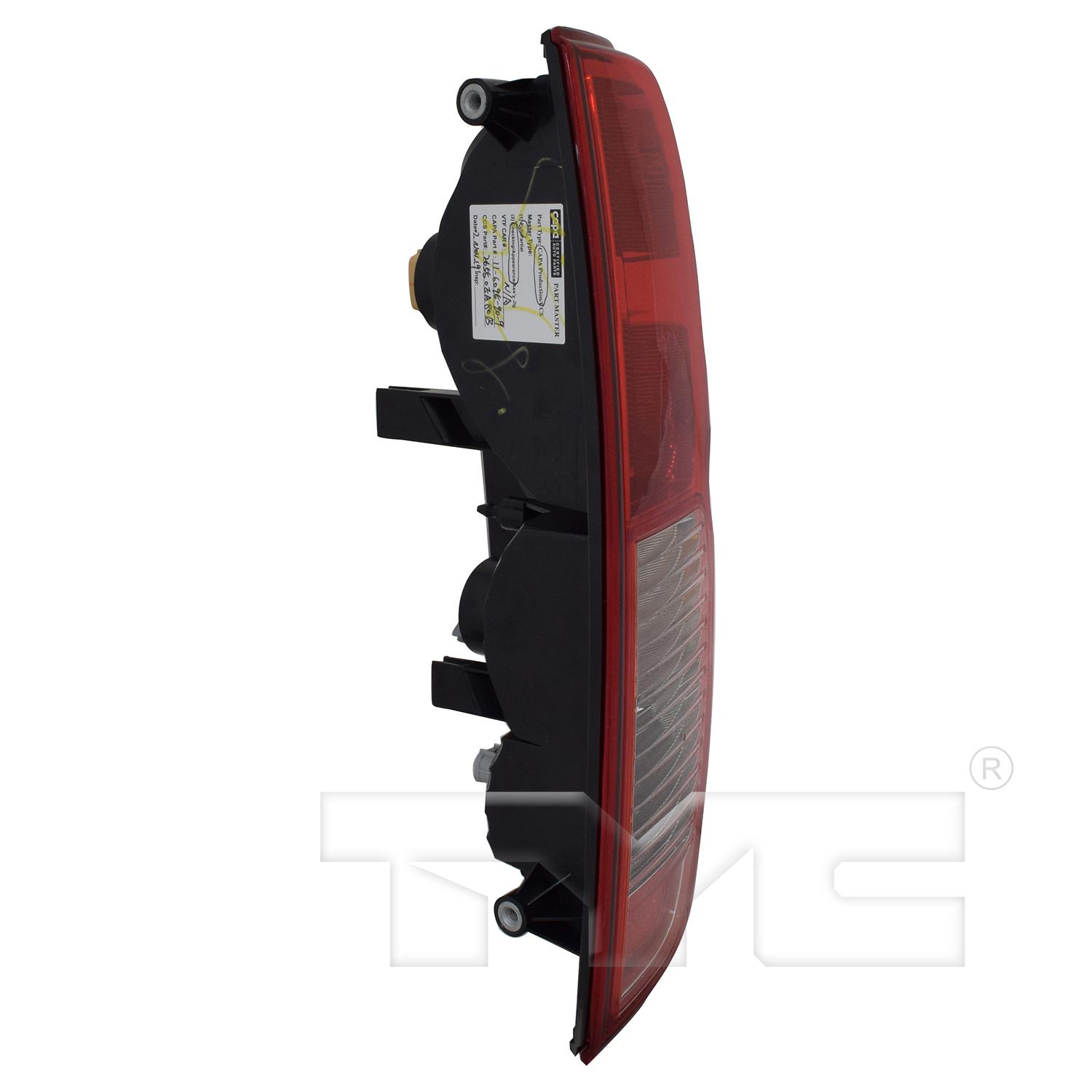 TYC 116095909 Tail Light Assembly product image 3 of 6