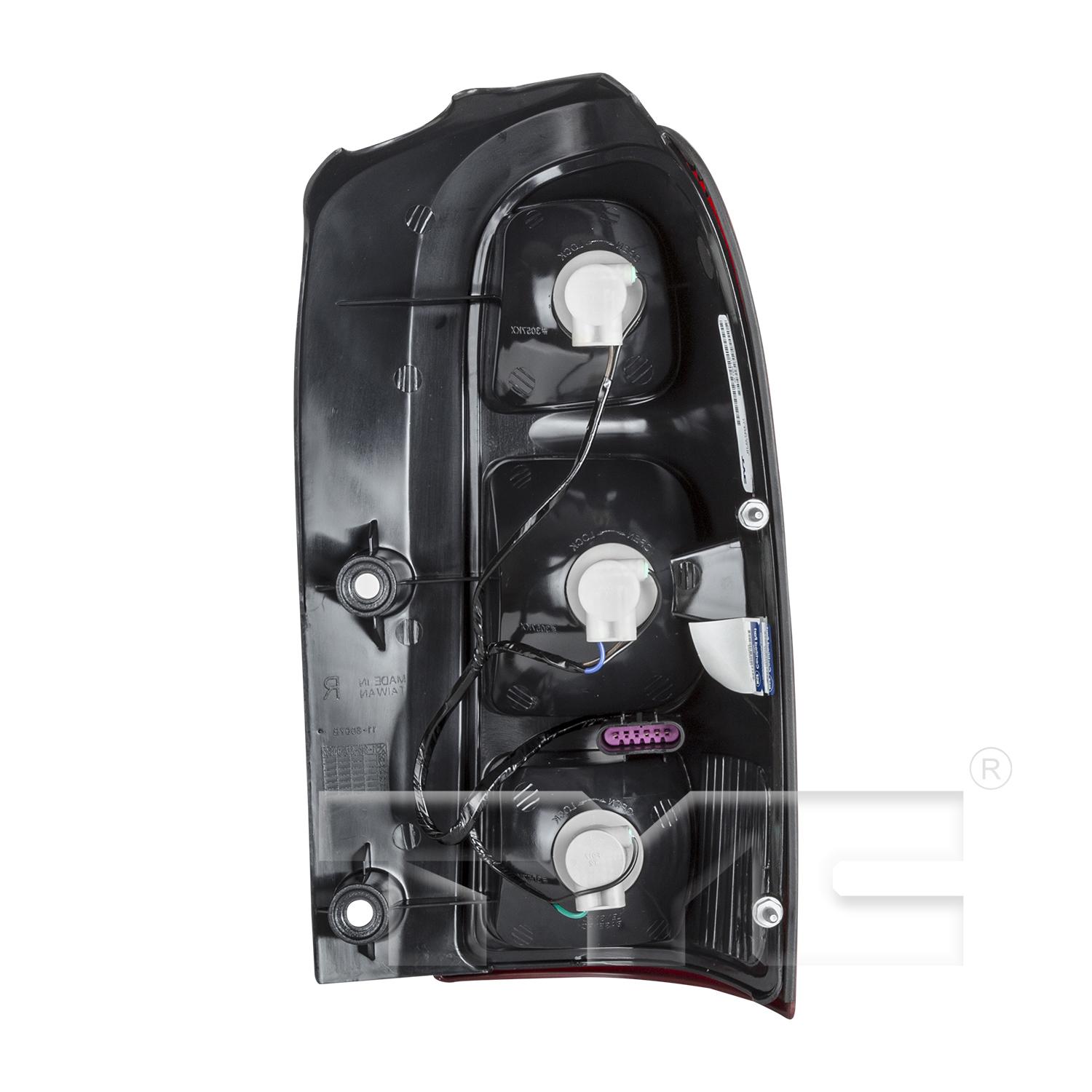 TYC 11609800 Tail Light Assembly product image 4 of 8