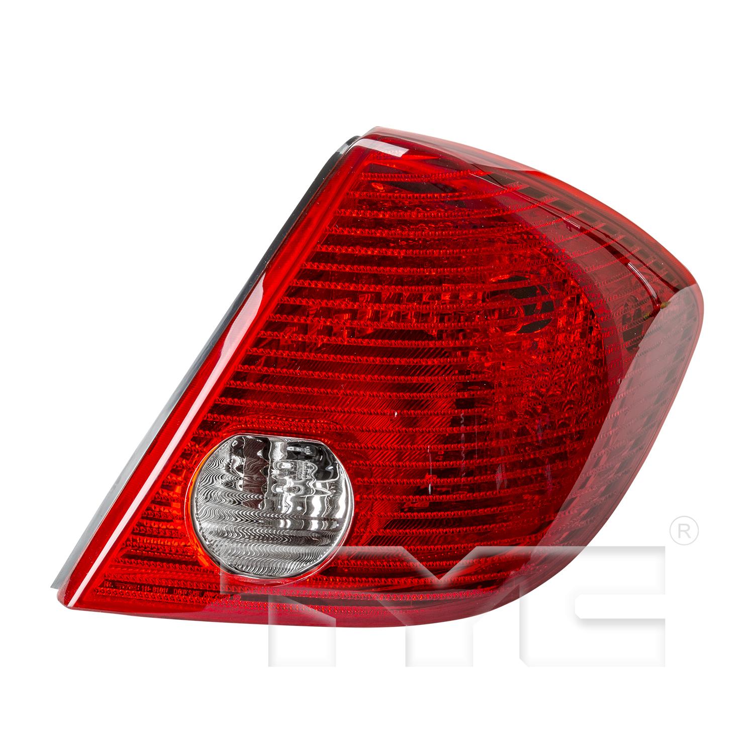 TYC 11610100 Tail Light Assembly product image 1 of 6