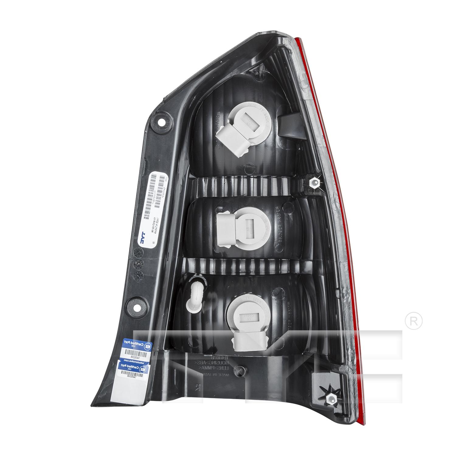 TYC 11610800 - Tail Light Assembly TYC 11610800 Tail Light Assembly product image 4 of 8