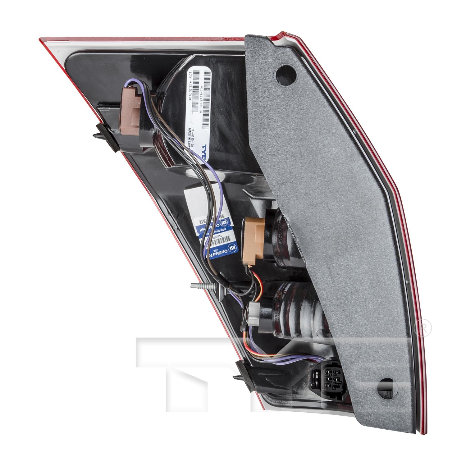 TYC 11611500 Tail Light Assembly product image 4 of 6