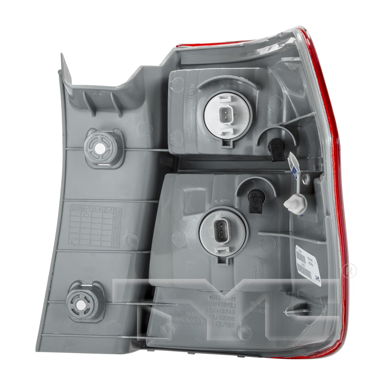 TYC 11612400 Tail Light Assembly product image 4 of 8