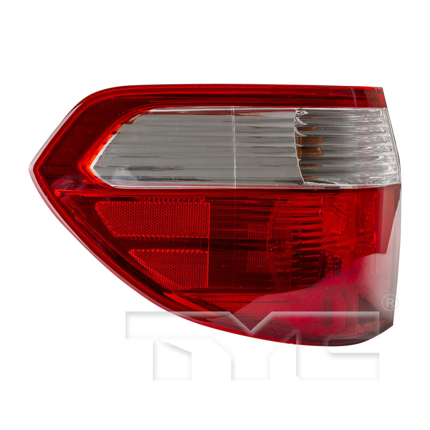 TYC 11612400 Tail Light Assembly product image 5 of 8