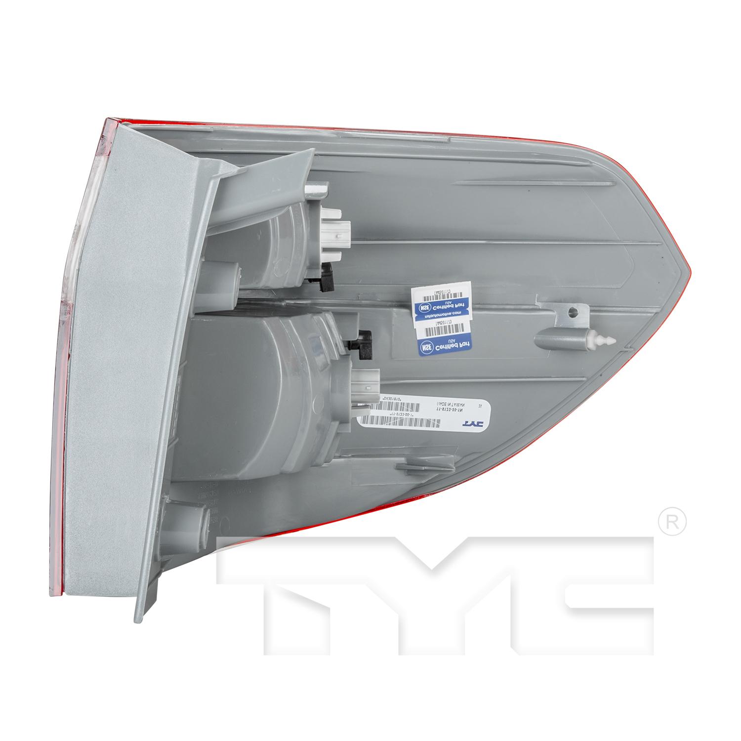 TYC 11612400 Tail Light Assembly product image 6 of 8