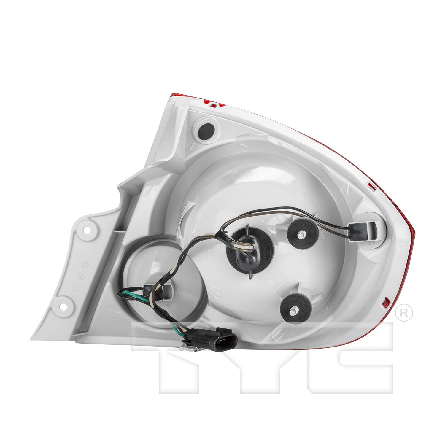 TYC 116128001 Tail Light Assembly product image 2 of 6