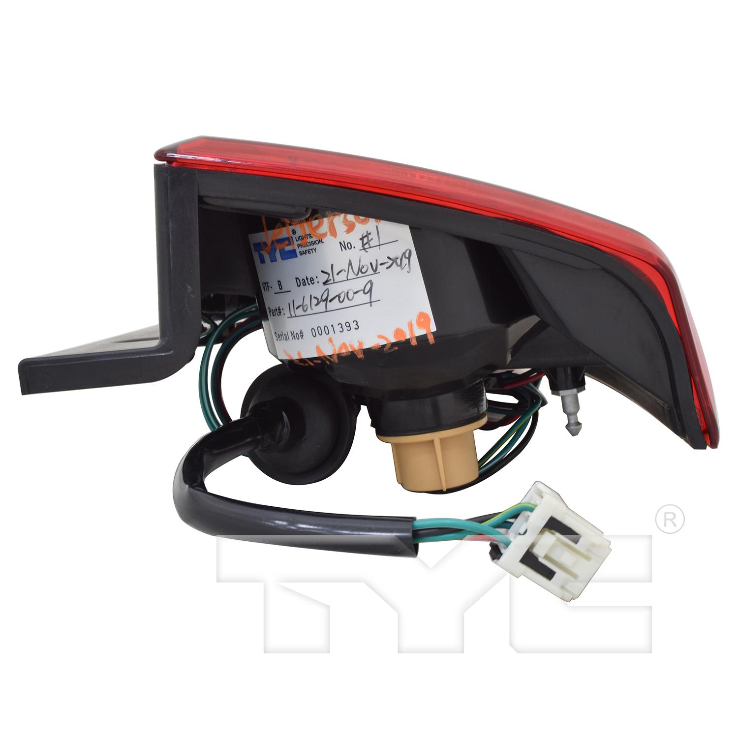 TYC 116129009 Tail Light Assembly product image 6 of 6