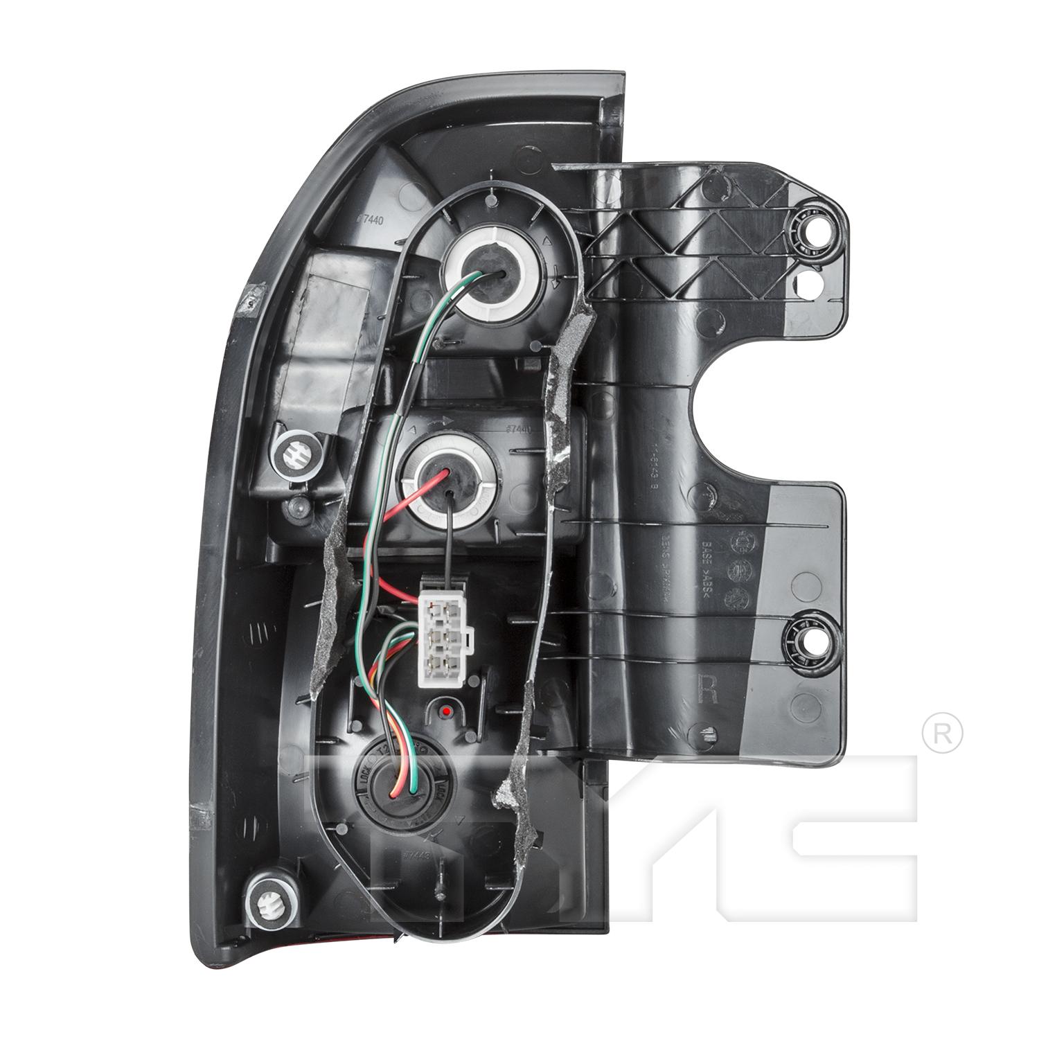 TYC 11614300 Tail Light Assembly product image 2 of 6