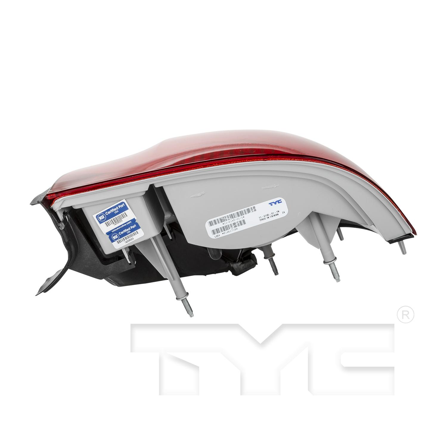 TYC 11614501 Tail Light Assembly product image 6 of 6