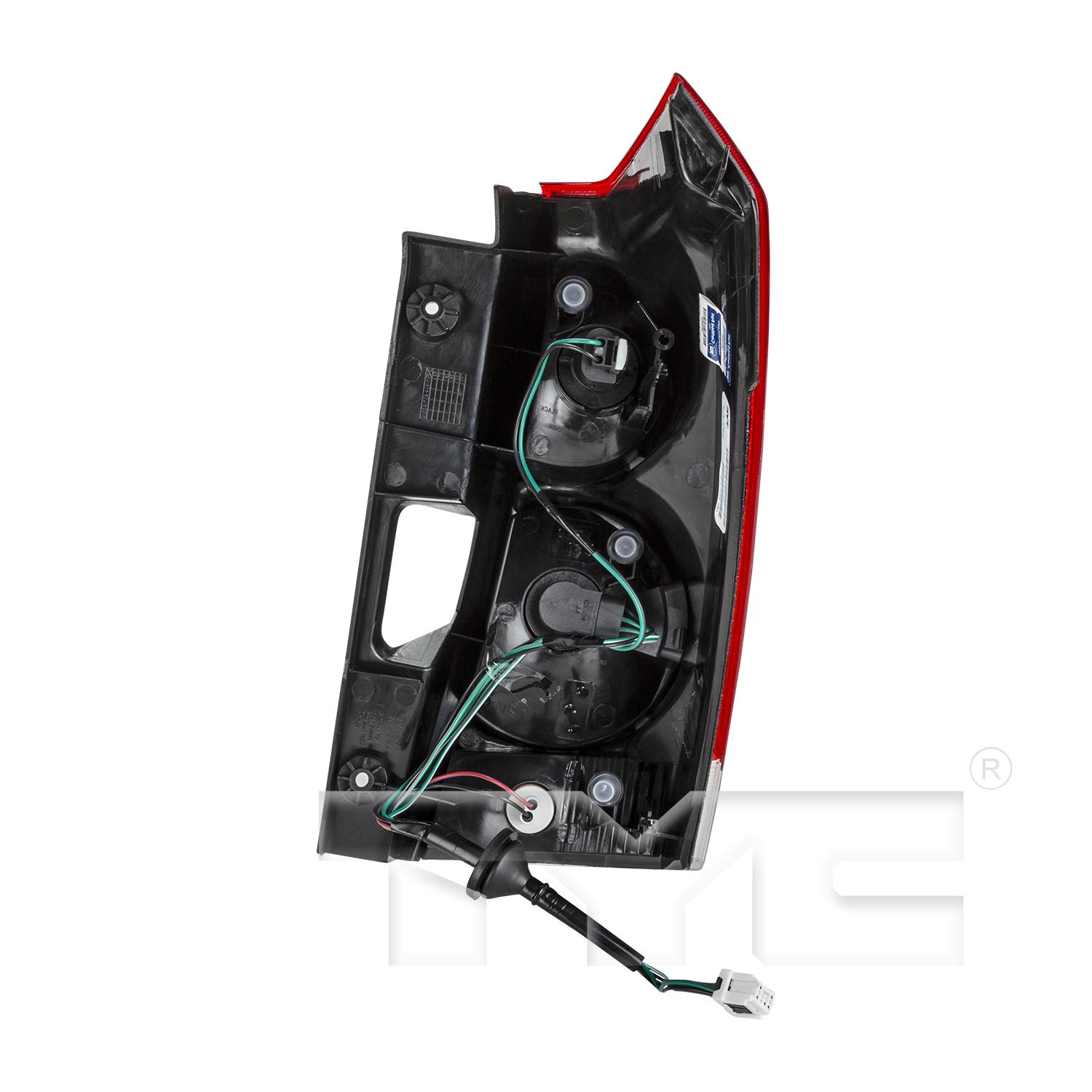 TYC 116152009 Tail Light Assembly product image 2 of 6