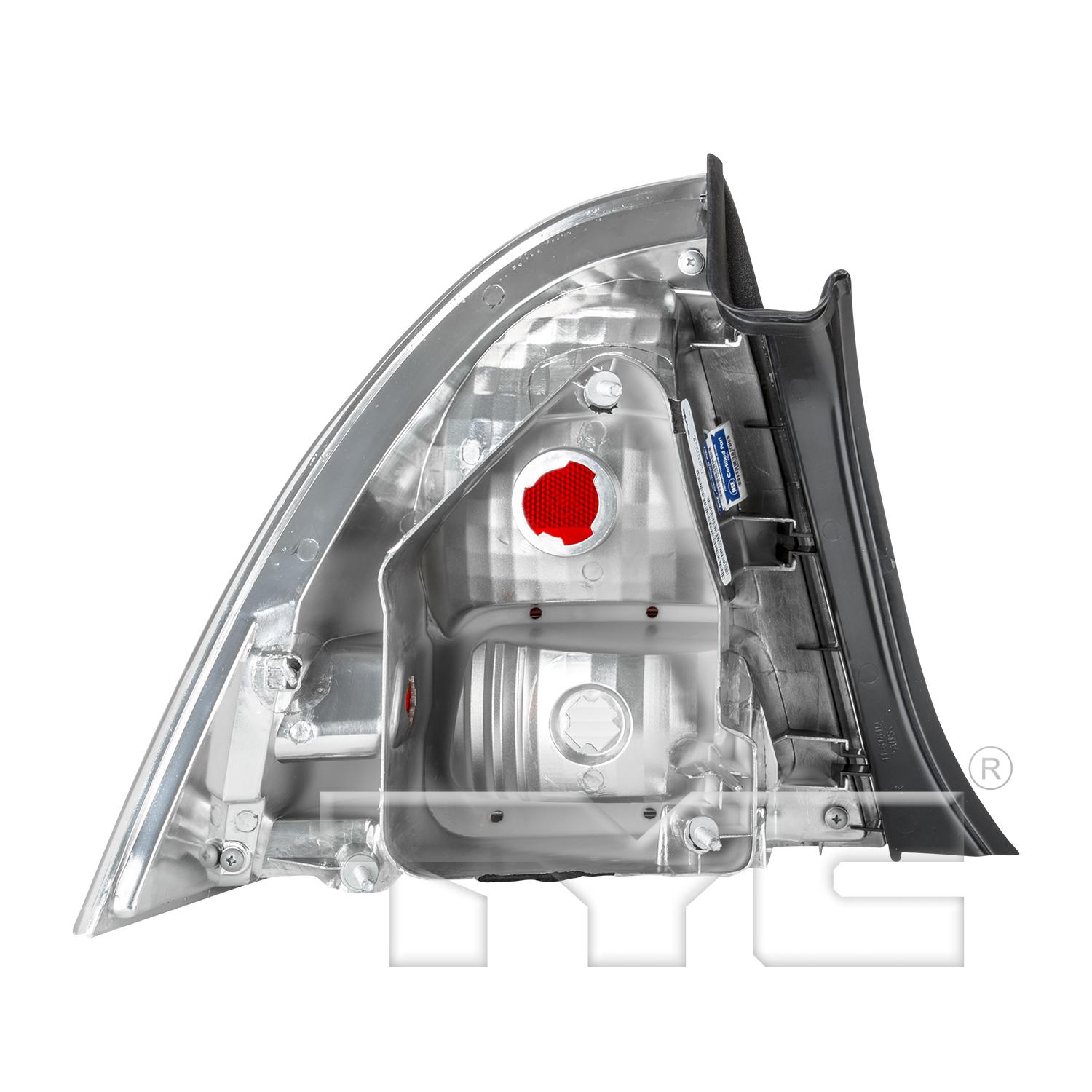 TYC 116181019 Tail Light Assembly product image 2 of 6