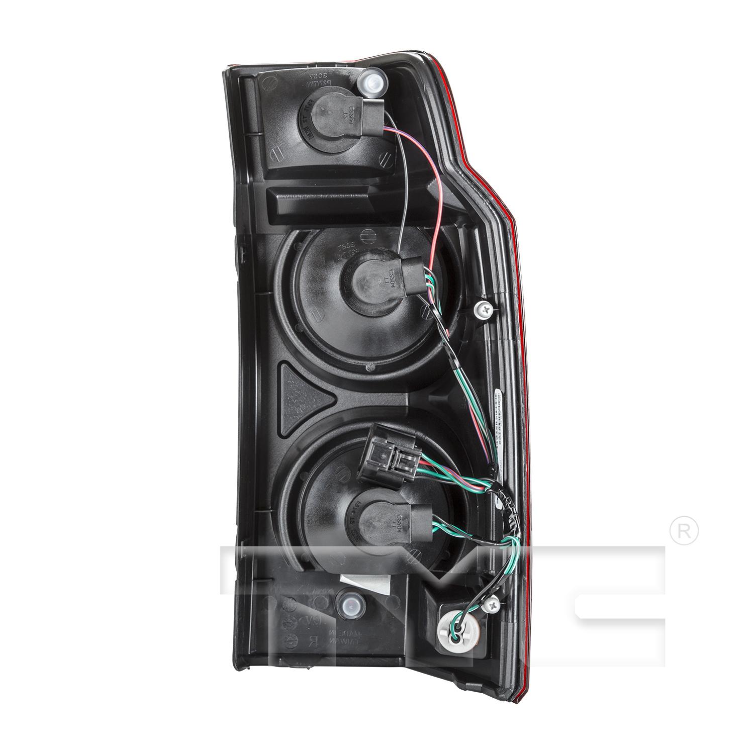 TYC 11619200 Tail Light Assembly product image 2 of 6
