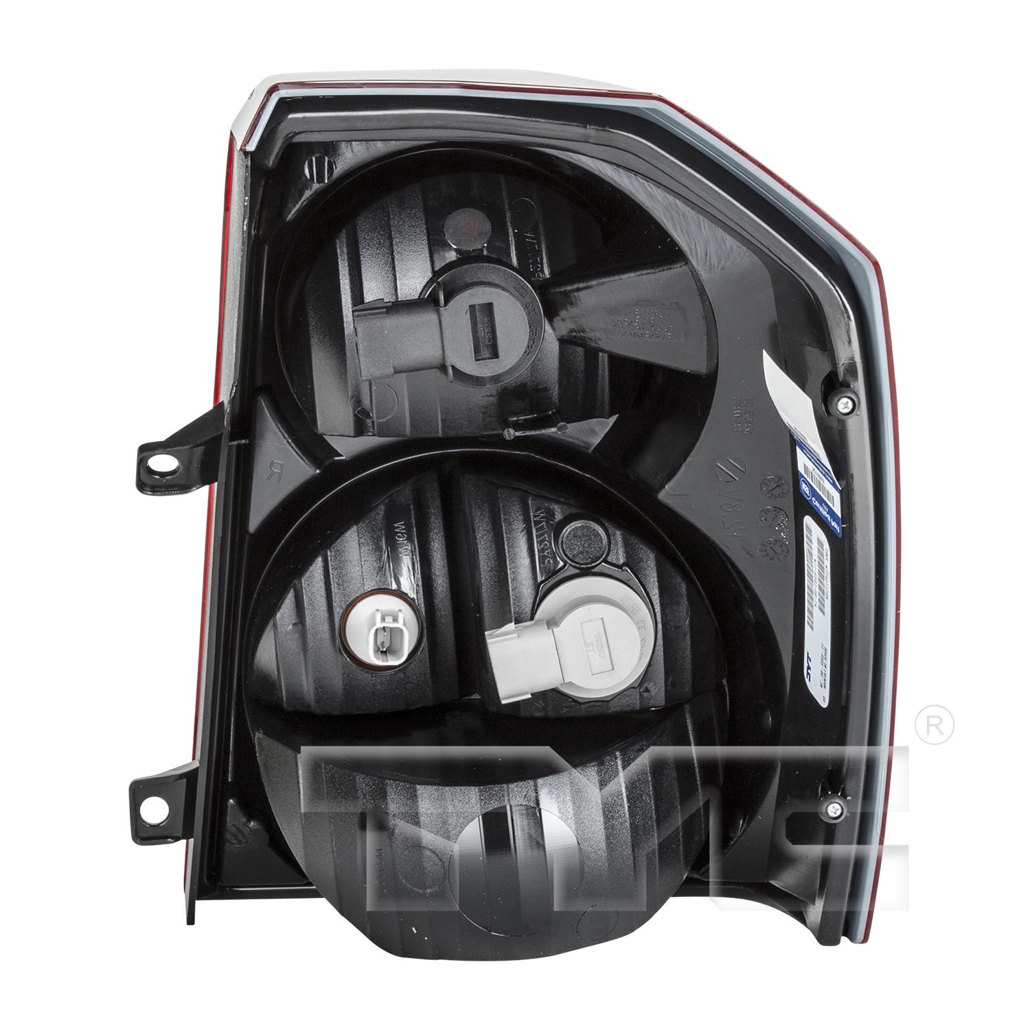 TYC 11620400 Tail Light Assembly product image 2 of 6