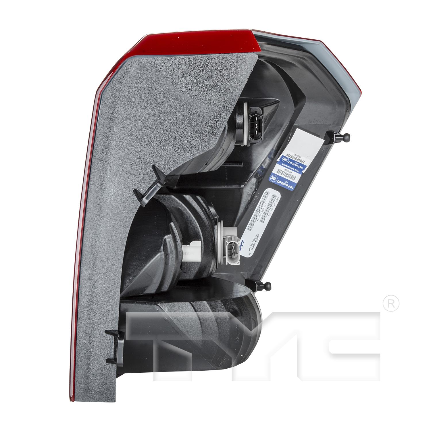 TYC 11620400 Tail Light Assembly product image 4 of 6