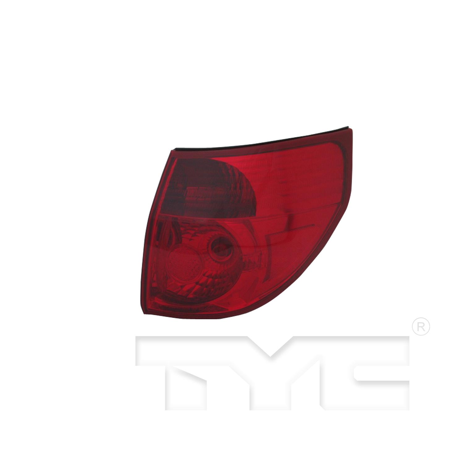 TYC 116205009 Tail Light Assembly product image 1 of 2