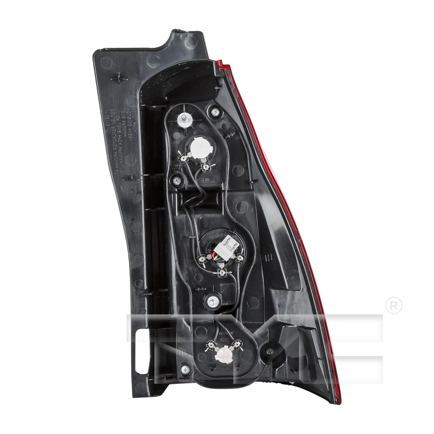 TYC 11621201 Tail Light Assembly product image 4 of 8
