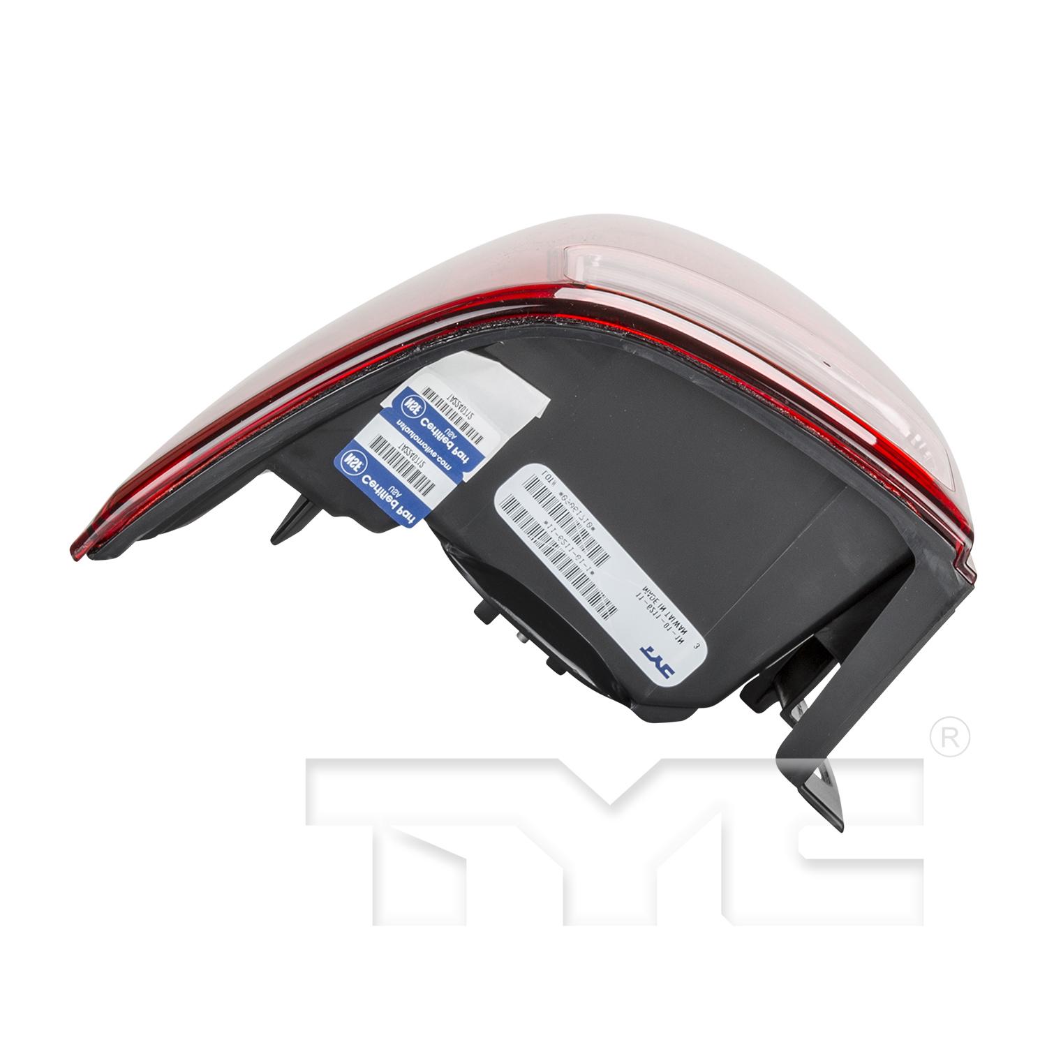 TYC 11621201 Tail Light Assembly product image 8 of 8